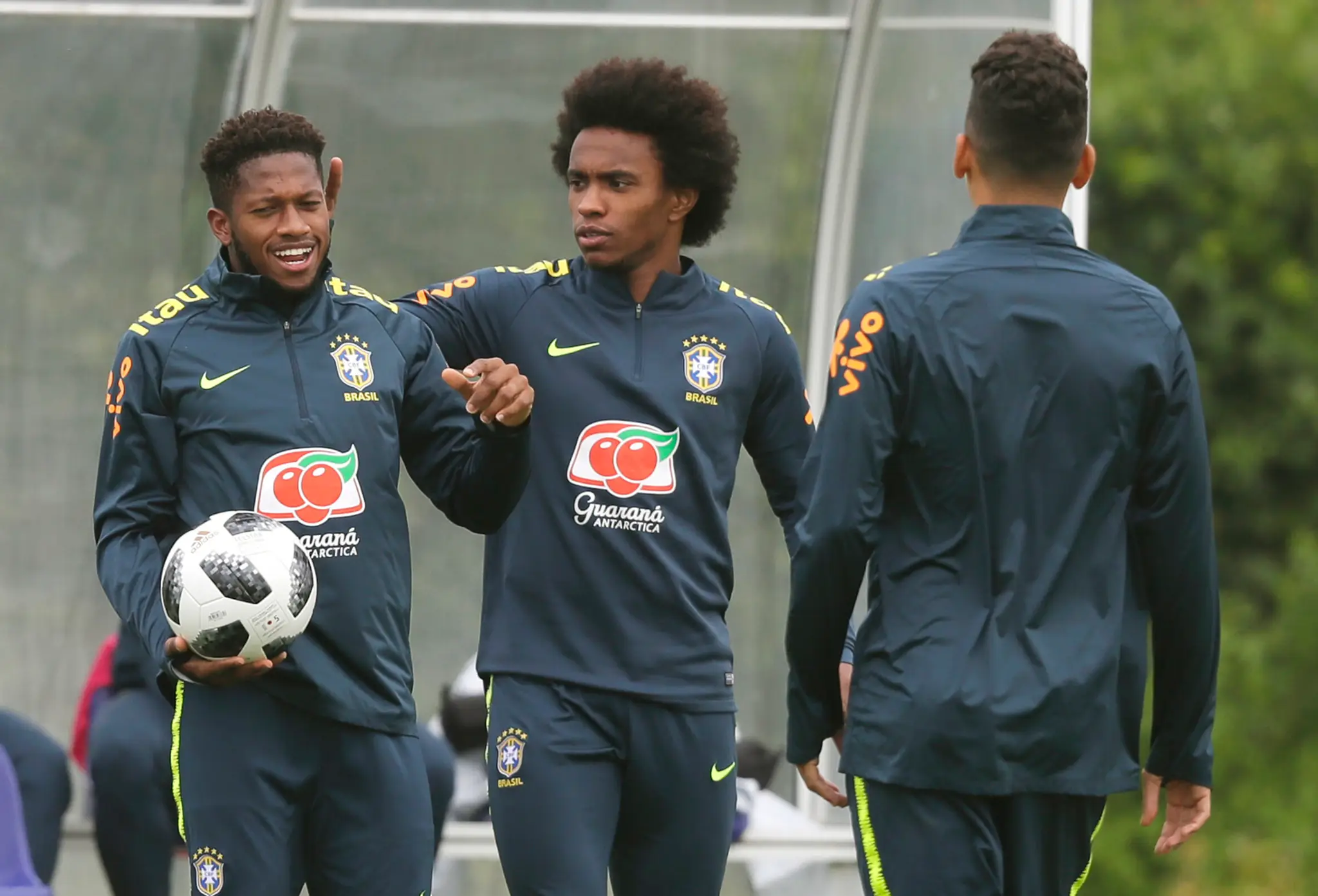 Brazílčan Fred počas prípravy na MS 2018.