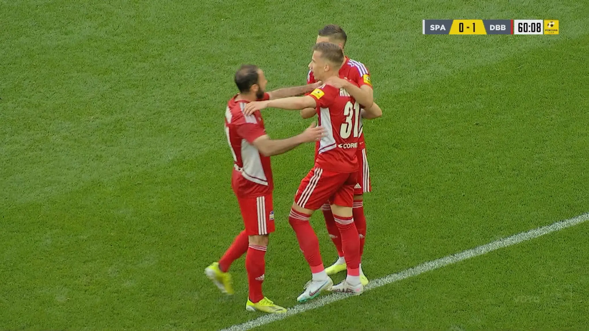 Gólová radosť futbalistov Banskej Bystrice.