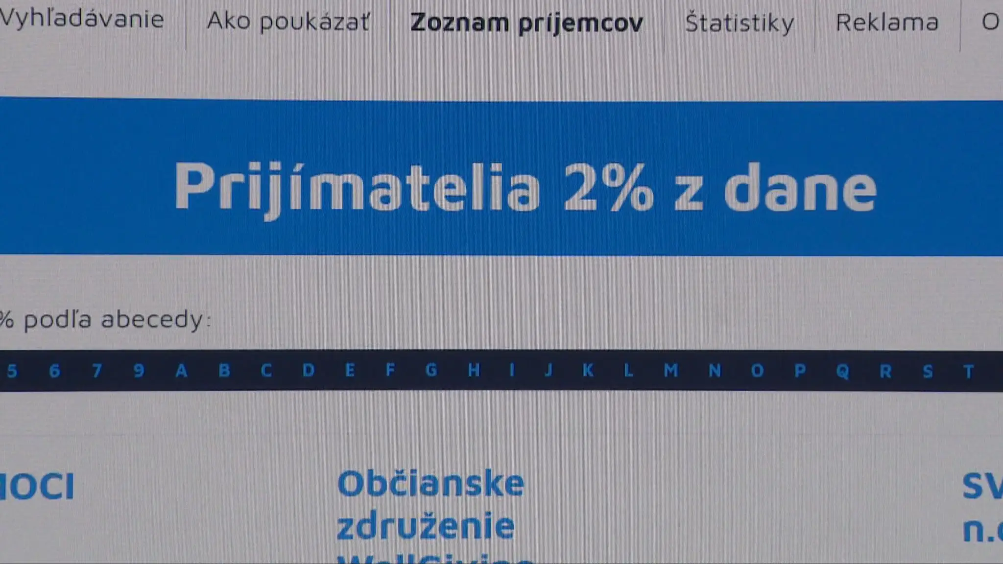 Dve percentá z dane - ilustračná snímka