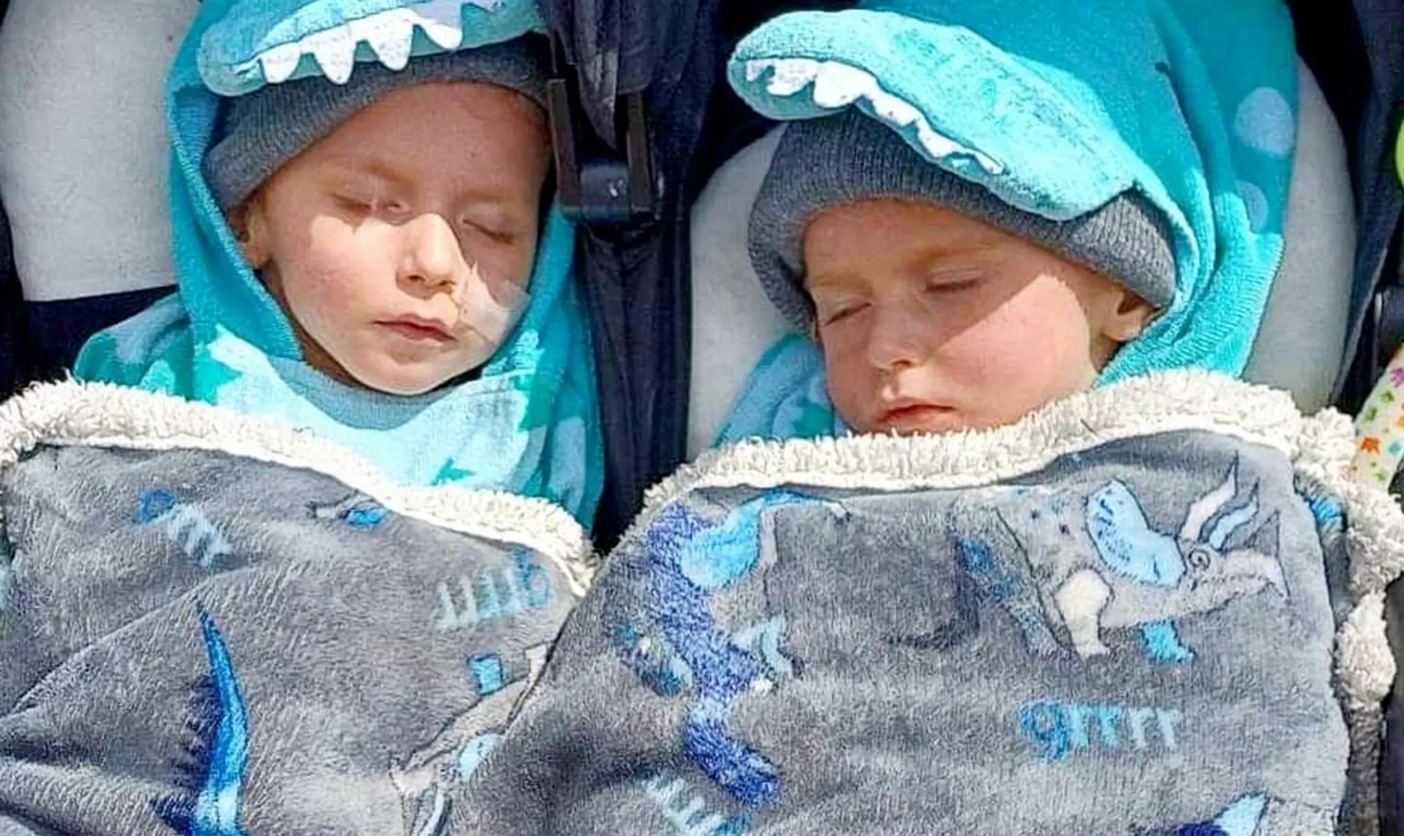 Dvojčatá Lucas a Aiden Pickerillovci.