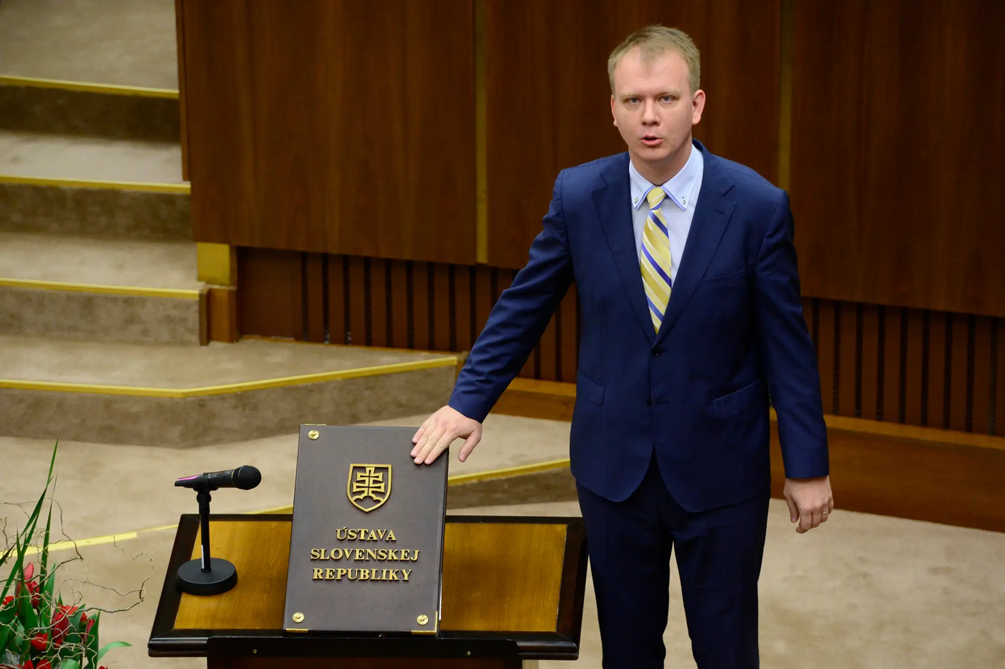 Na snímke Miroslav Beblavý