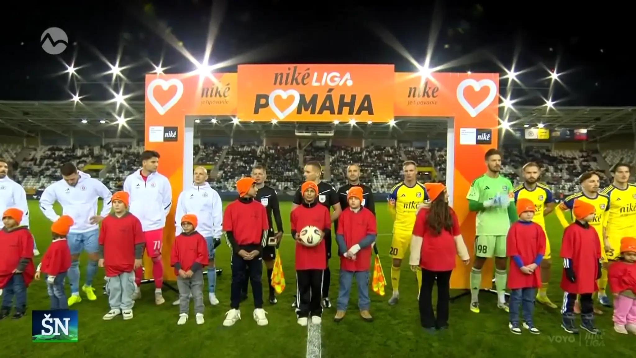 Niké liga pomáha