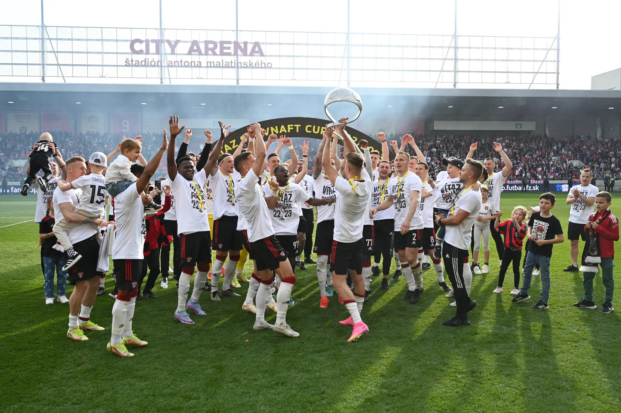 Trnava oslavuje triumf v pohári