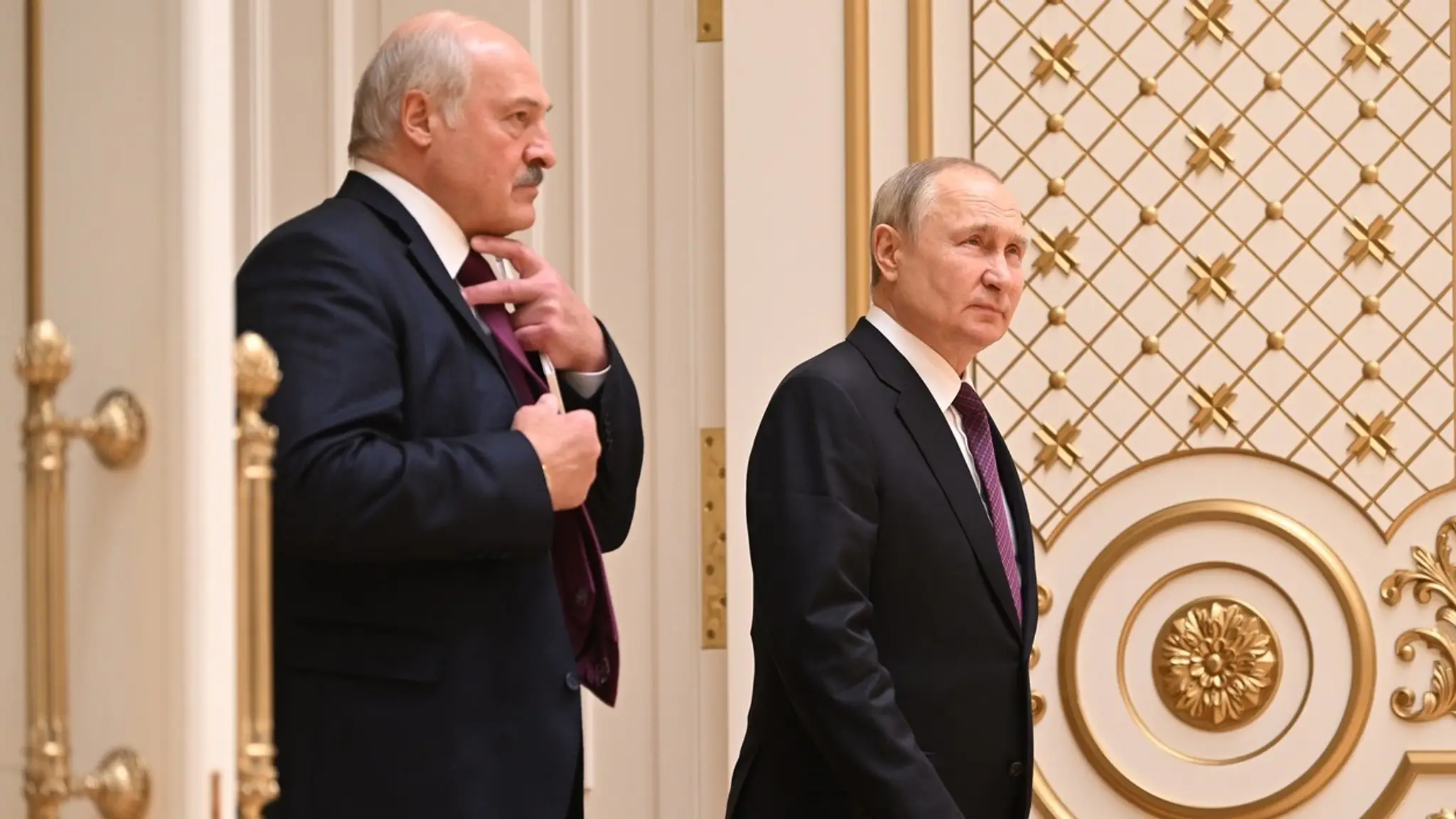 Alexandr Lukašenko a Vladimir Putin. 