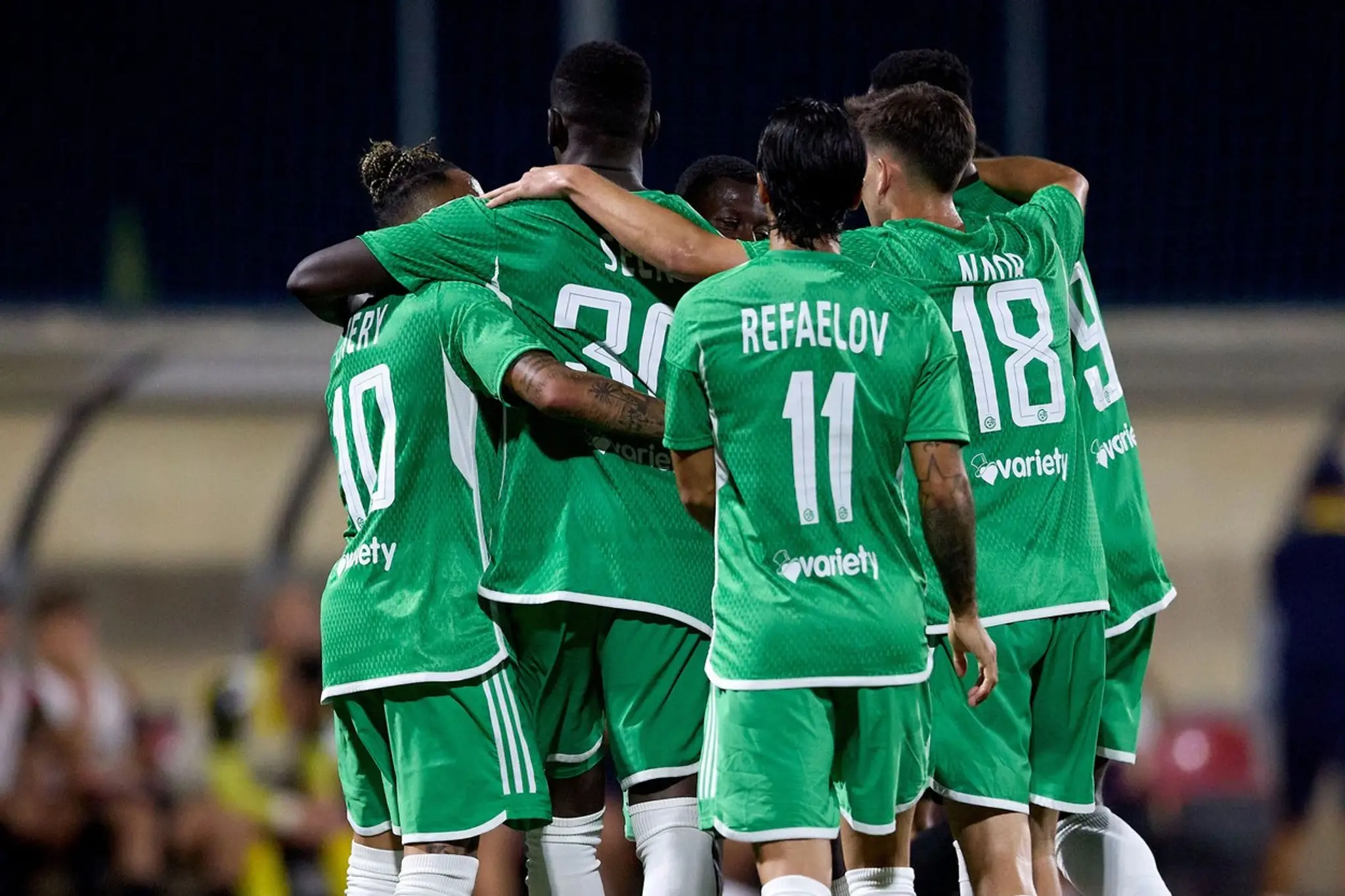 Futbalisti Maccabi Haifa.