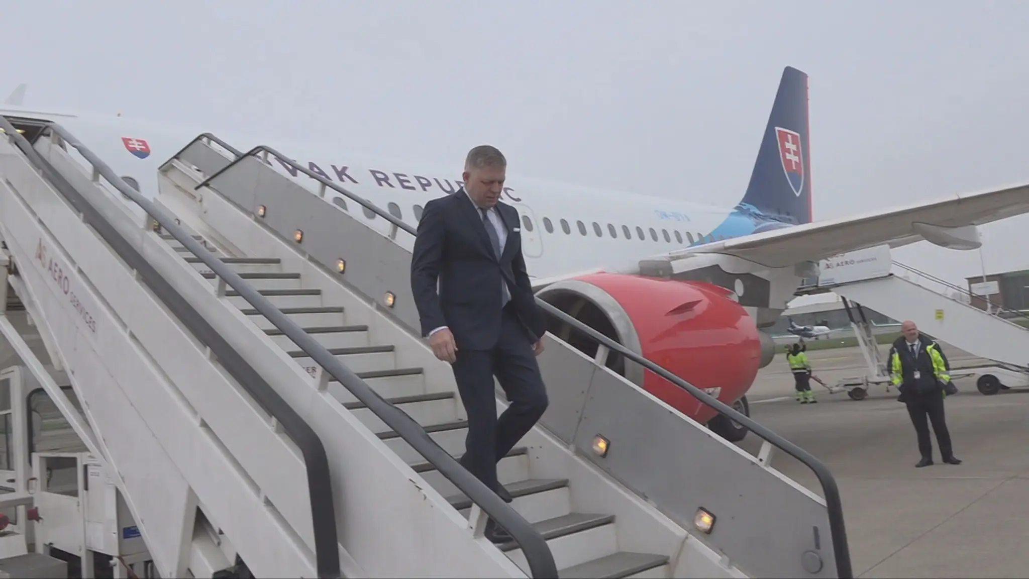 Robert Fico sa vrátil na Slovensko.