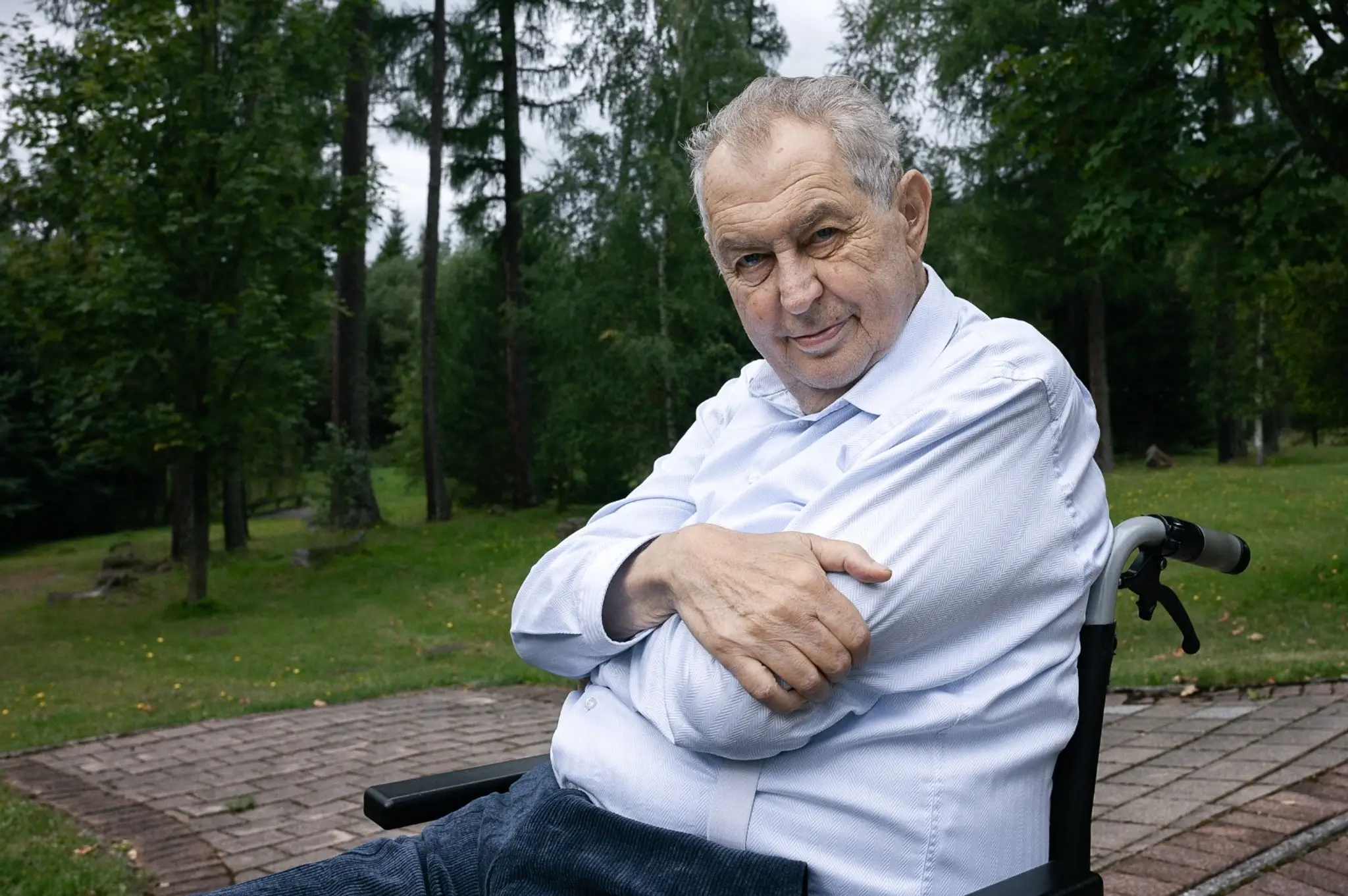 Bývalý český prezident Miloš Zeman dovolenkuje vo Vysokých Tatrách.