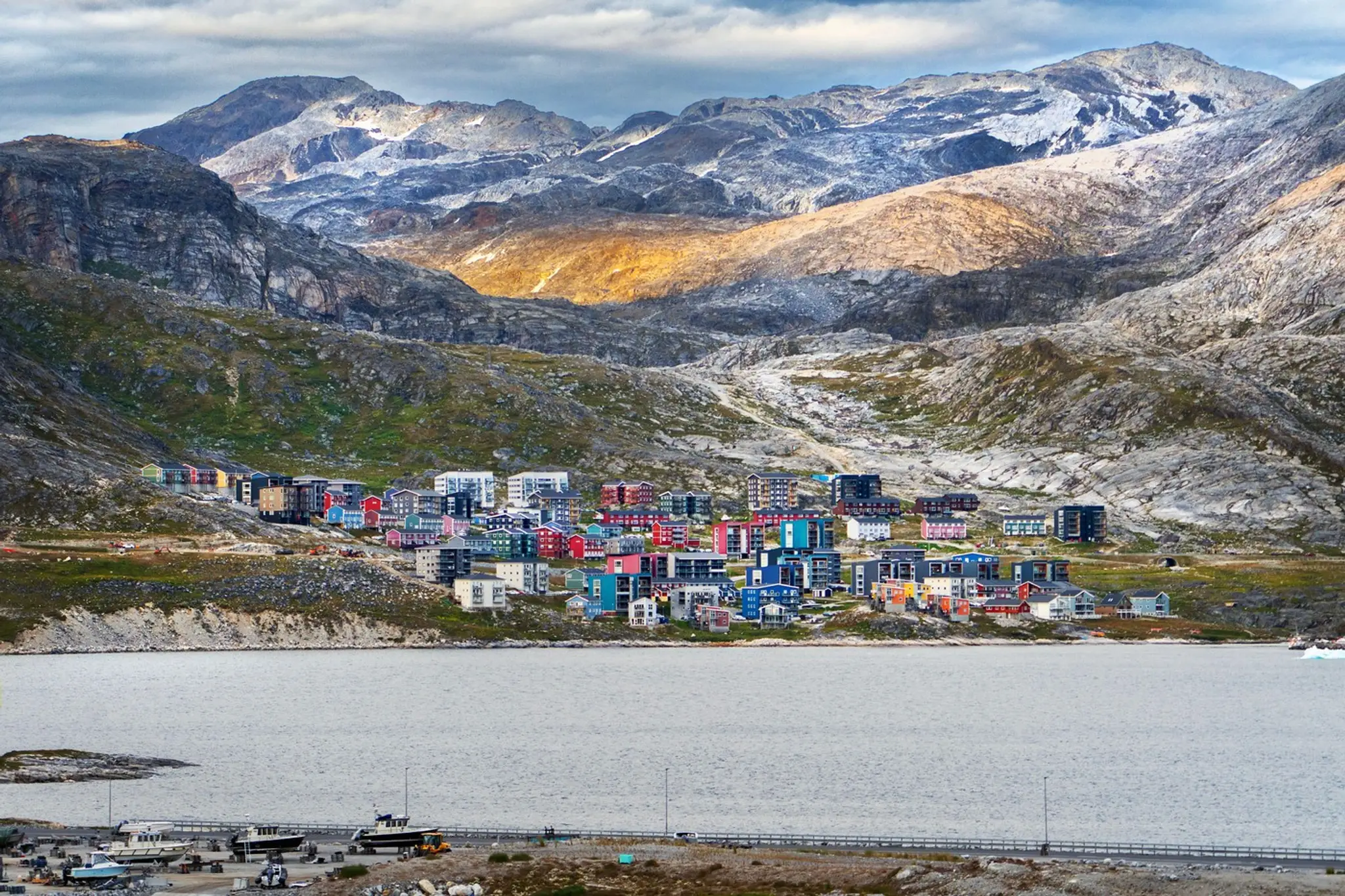 Nuuk, hlavné a najväčšie mesto Grónska (ilustračná fotografia).