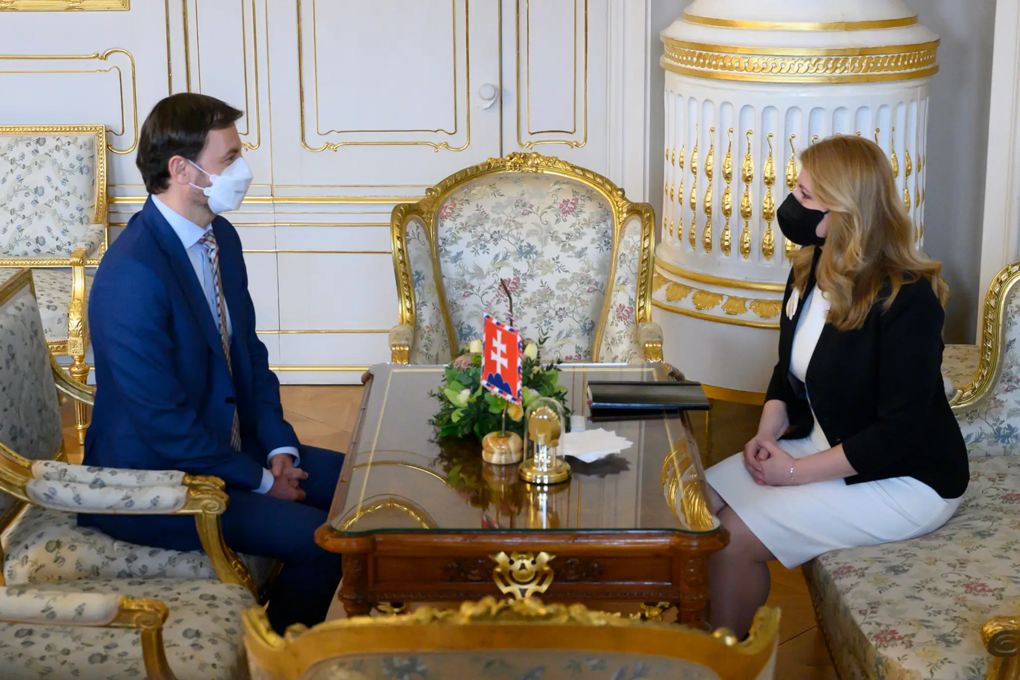 Eduard Heger a Zuzana Čaputová