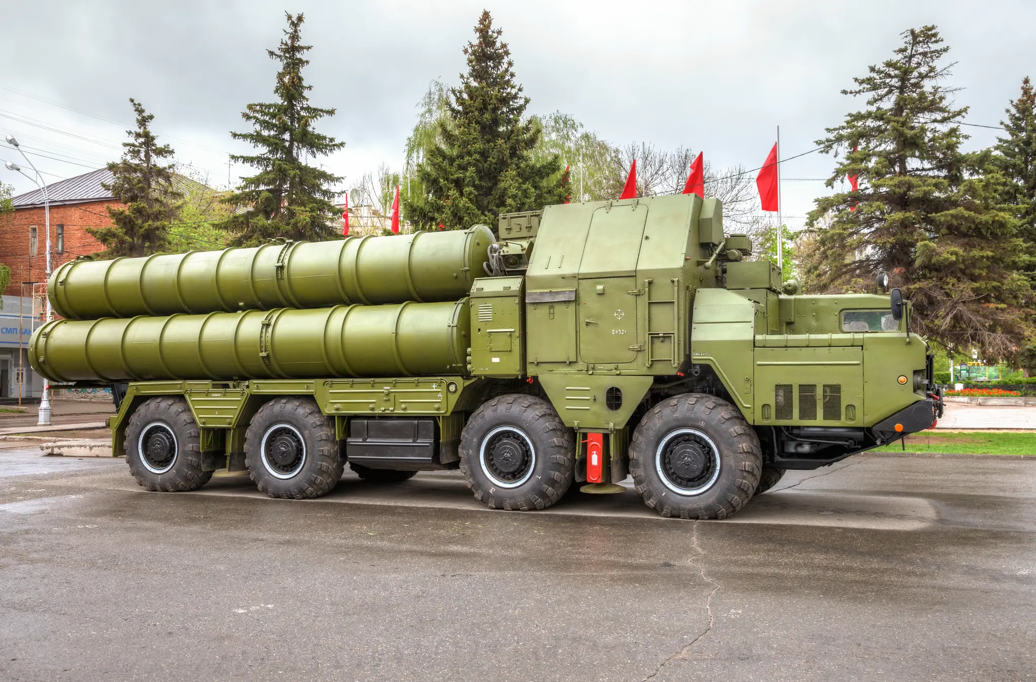 Systém protivzdušnej obrany S-300.