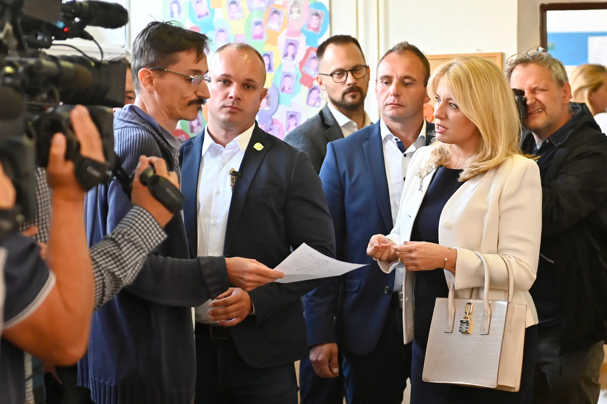 Zuzana Čaputová volila v Pezinku