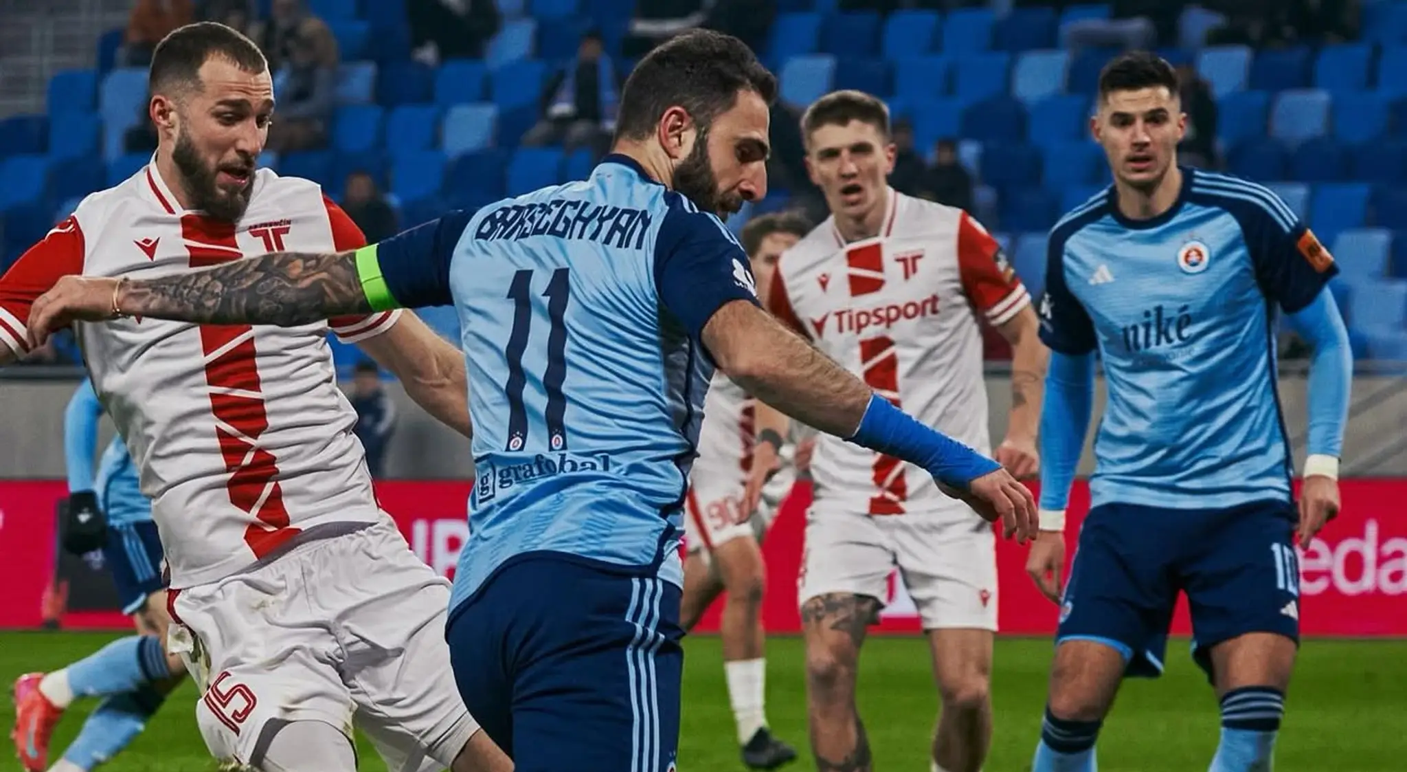 Slovan si s Trenčínom body rozdelil.