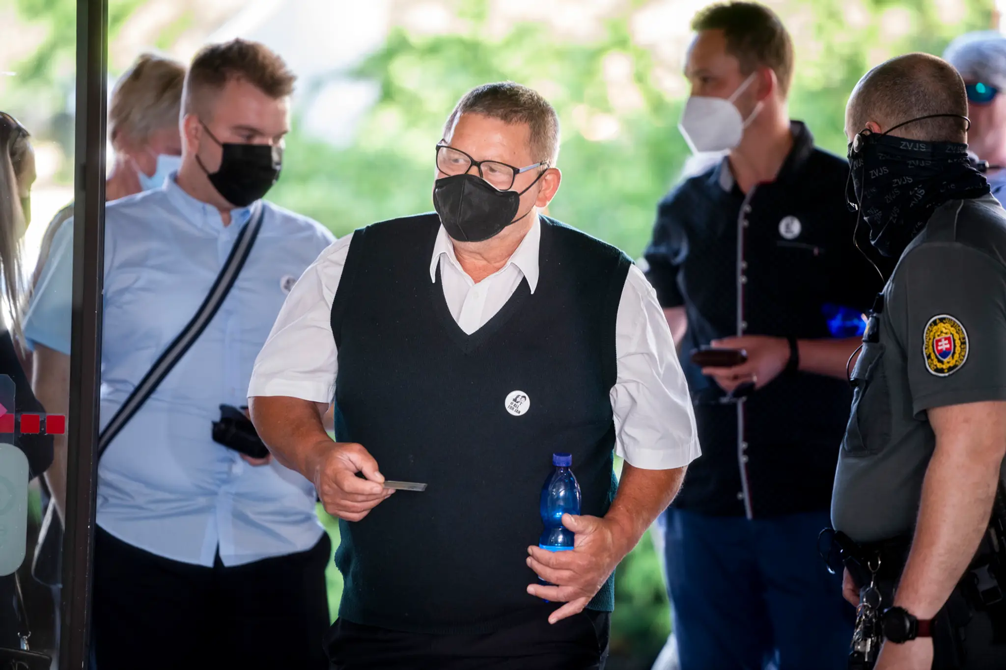 Jozef Kuciak prichádza na Najvyšší súd.