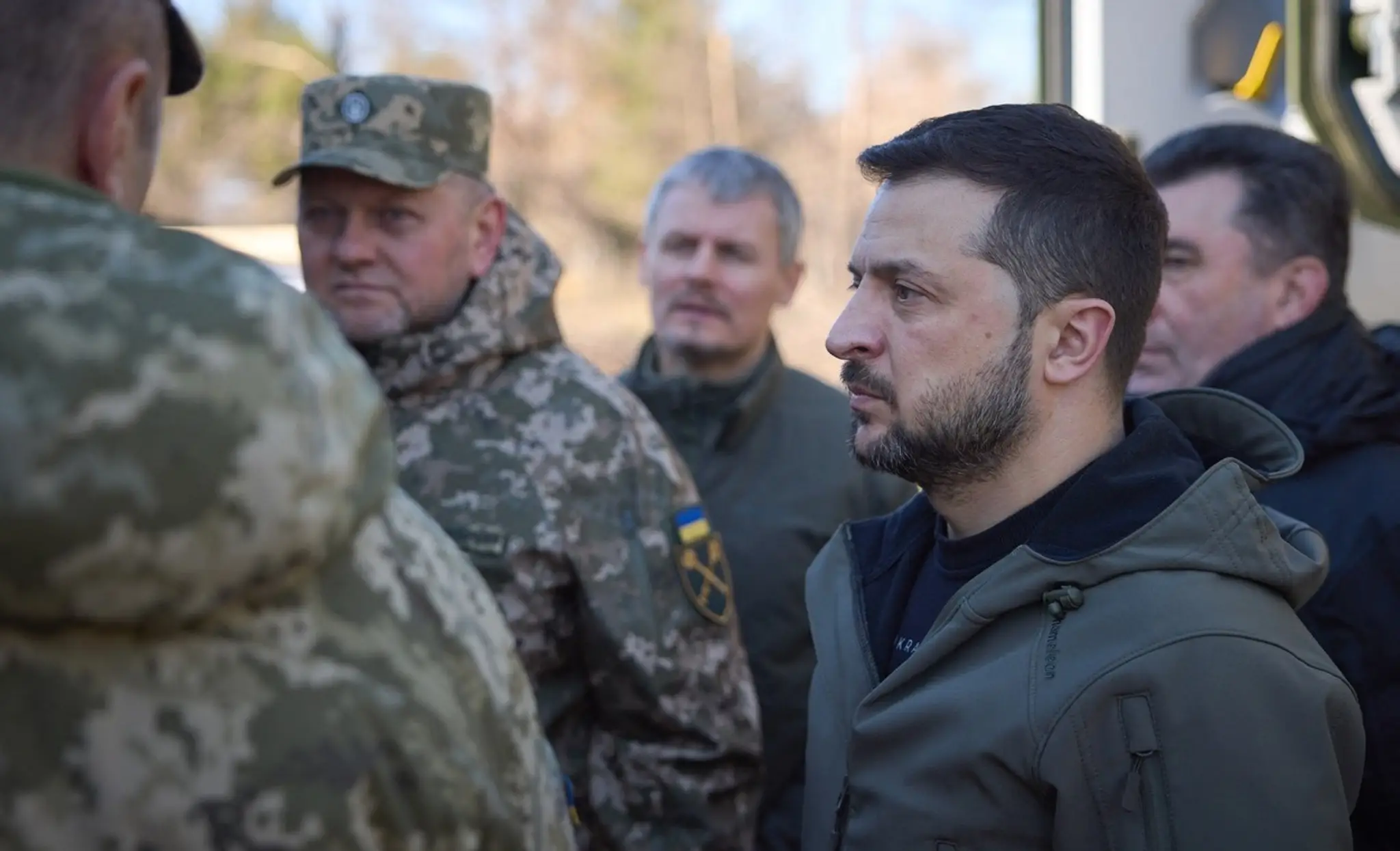 Volodymyr Zelenskyj a Valerij Zalužnyj.