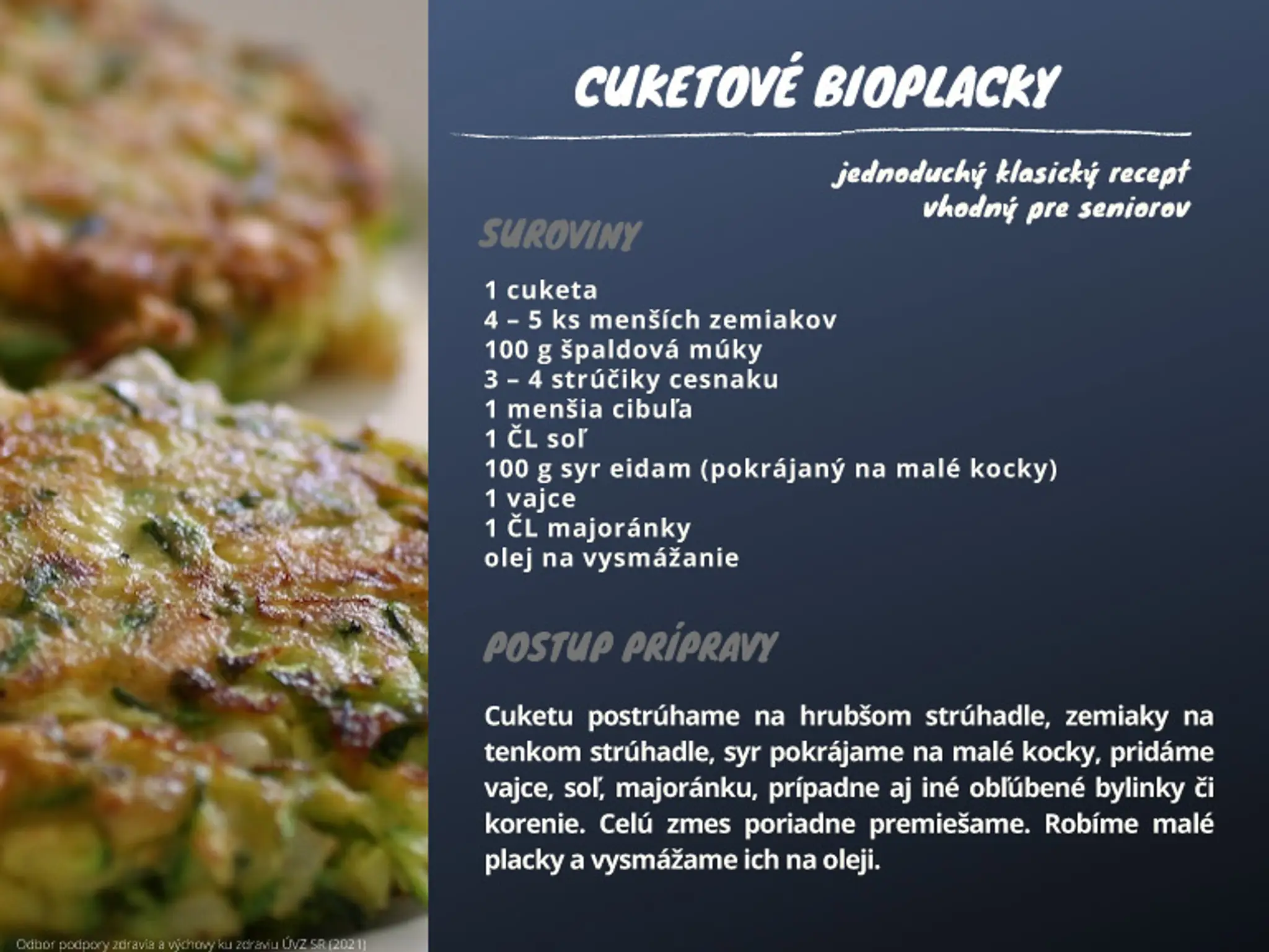 Malá kuchárka pre seniorov.