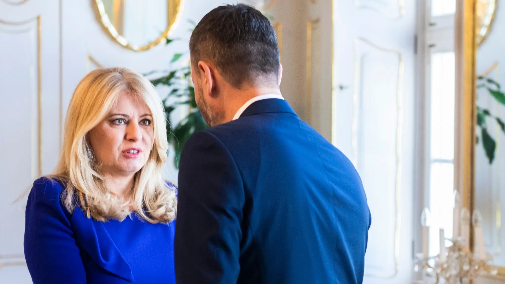 Zuzana Čaputová a Eduard Heger.