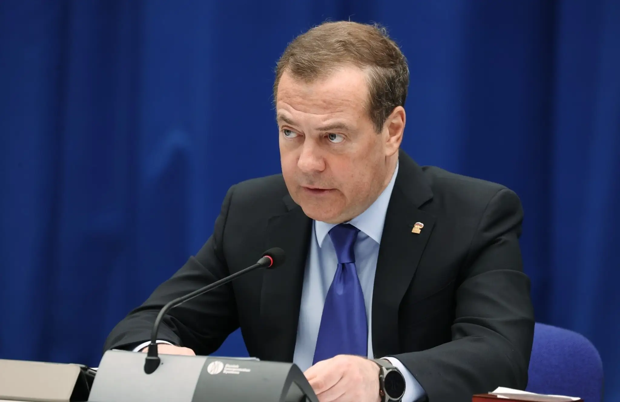 Zástupca Rady bezpečnosti Ruskej federácie Dmitrij Medvedev.