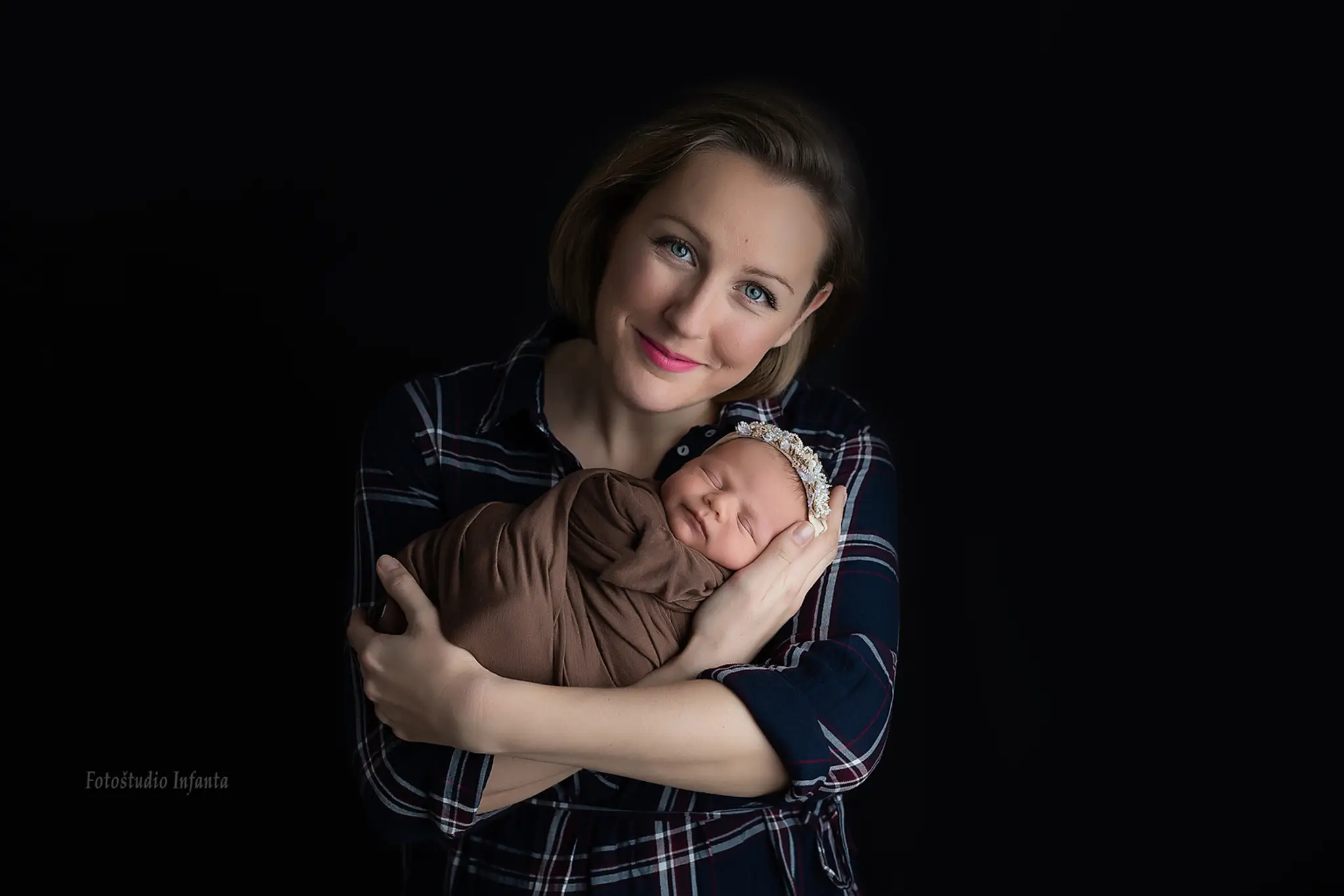 Daniela Šencová s rodinkou