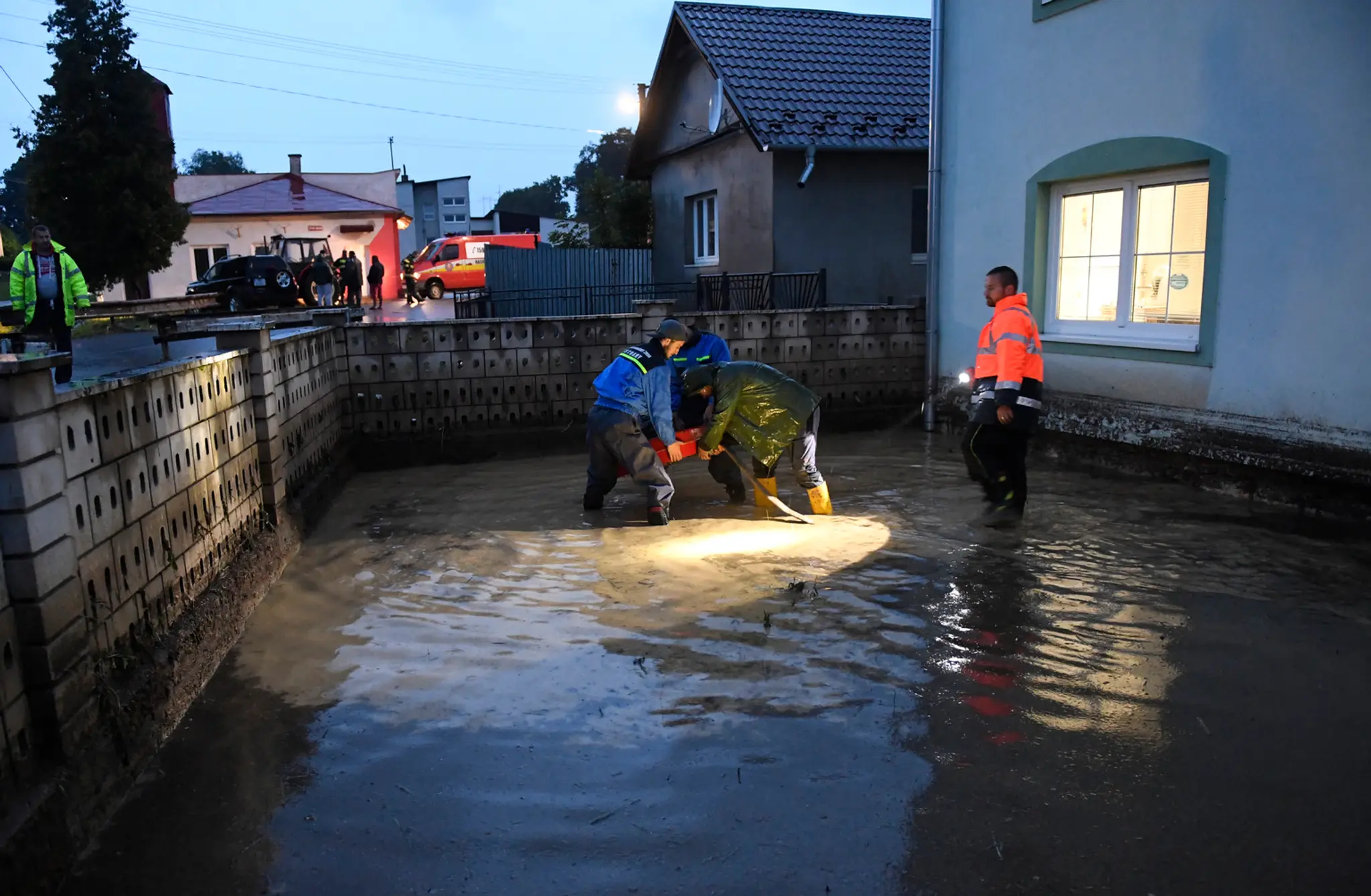 Potopa v Bystranoch po daždi