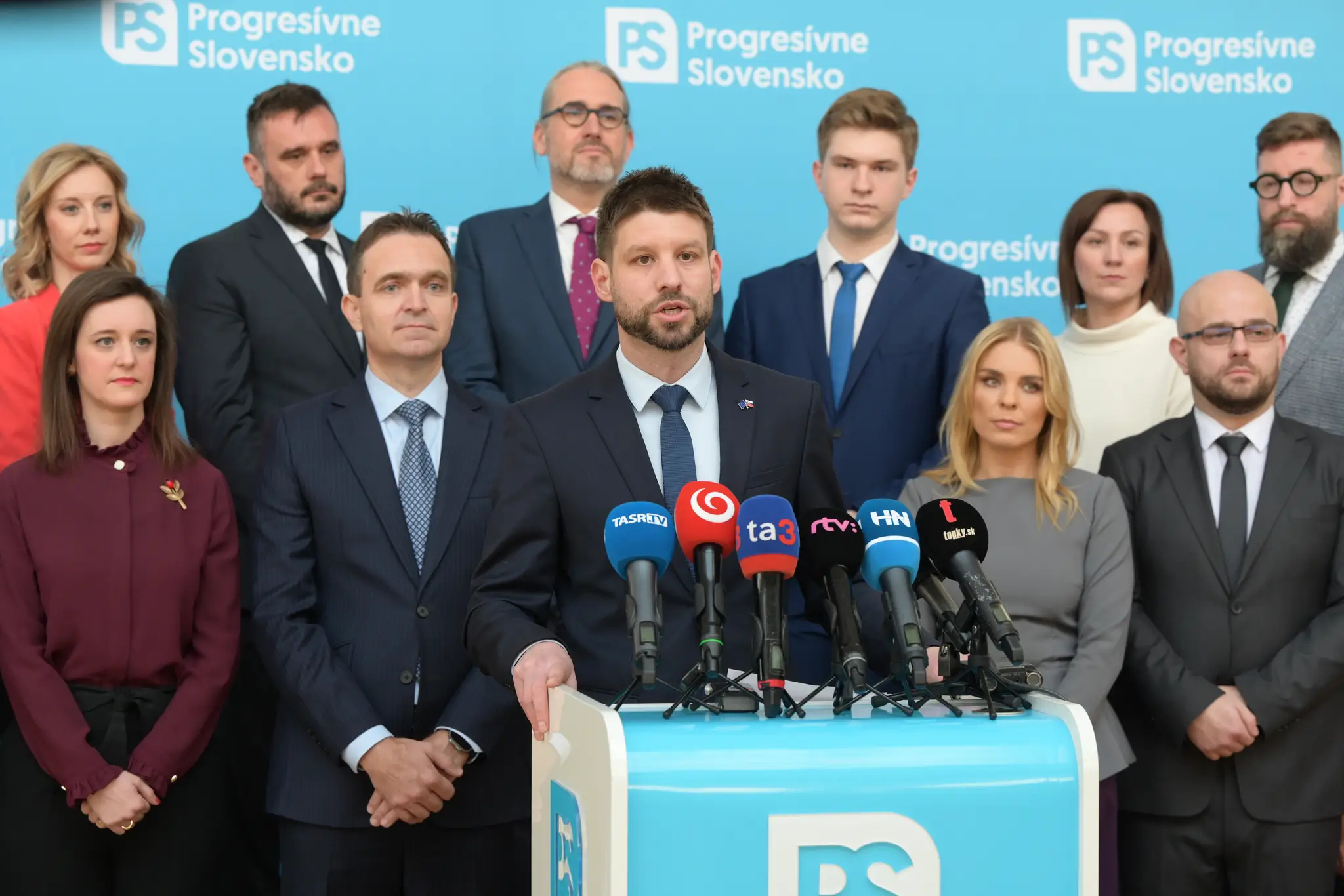 Predstavenie kandidátky Progresívneho Slovenska do volieb do Európskeho parlamentu