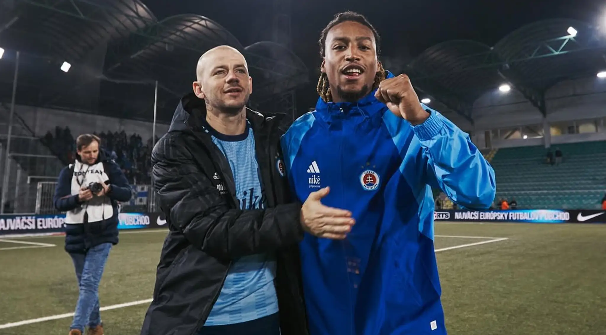 Vladimír Weiss mladší (vľavo) a Gerson Rodrigues.