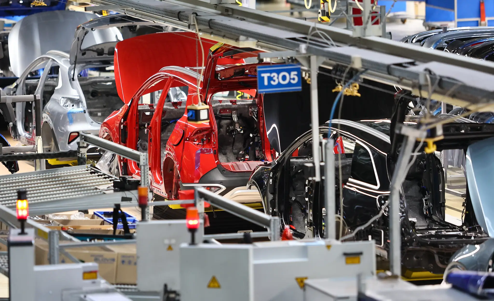 Na snímke priestory automobilky Kia Slovakia v obci Teplička nad Váhom (okres Žilina).