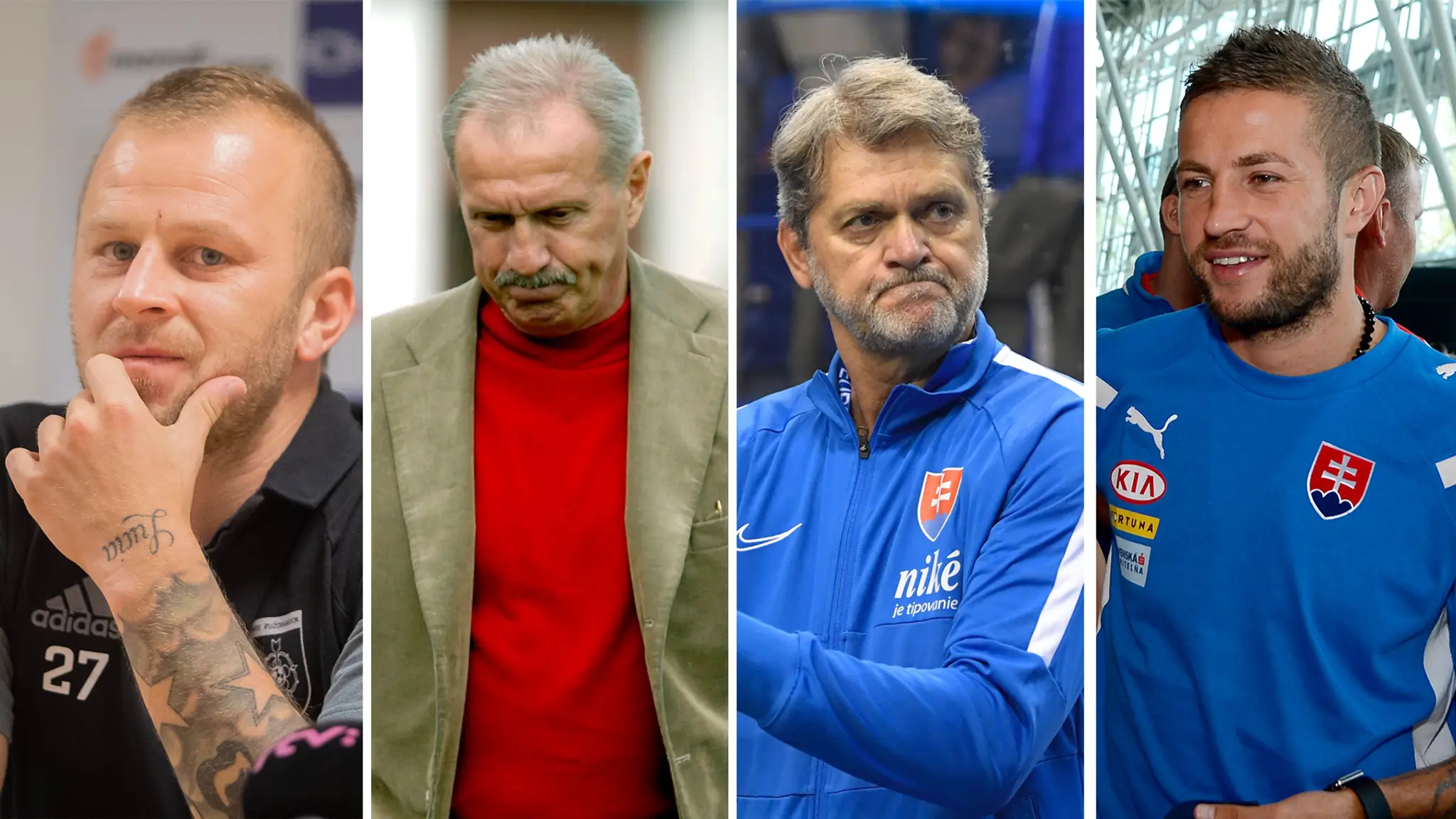 Marek Sapara, Milan Lešický, Ladislav Borbély a Stanislav Šesták.