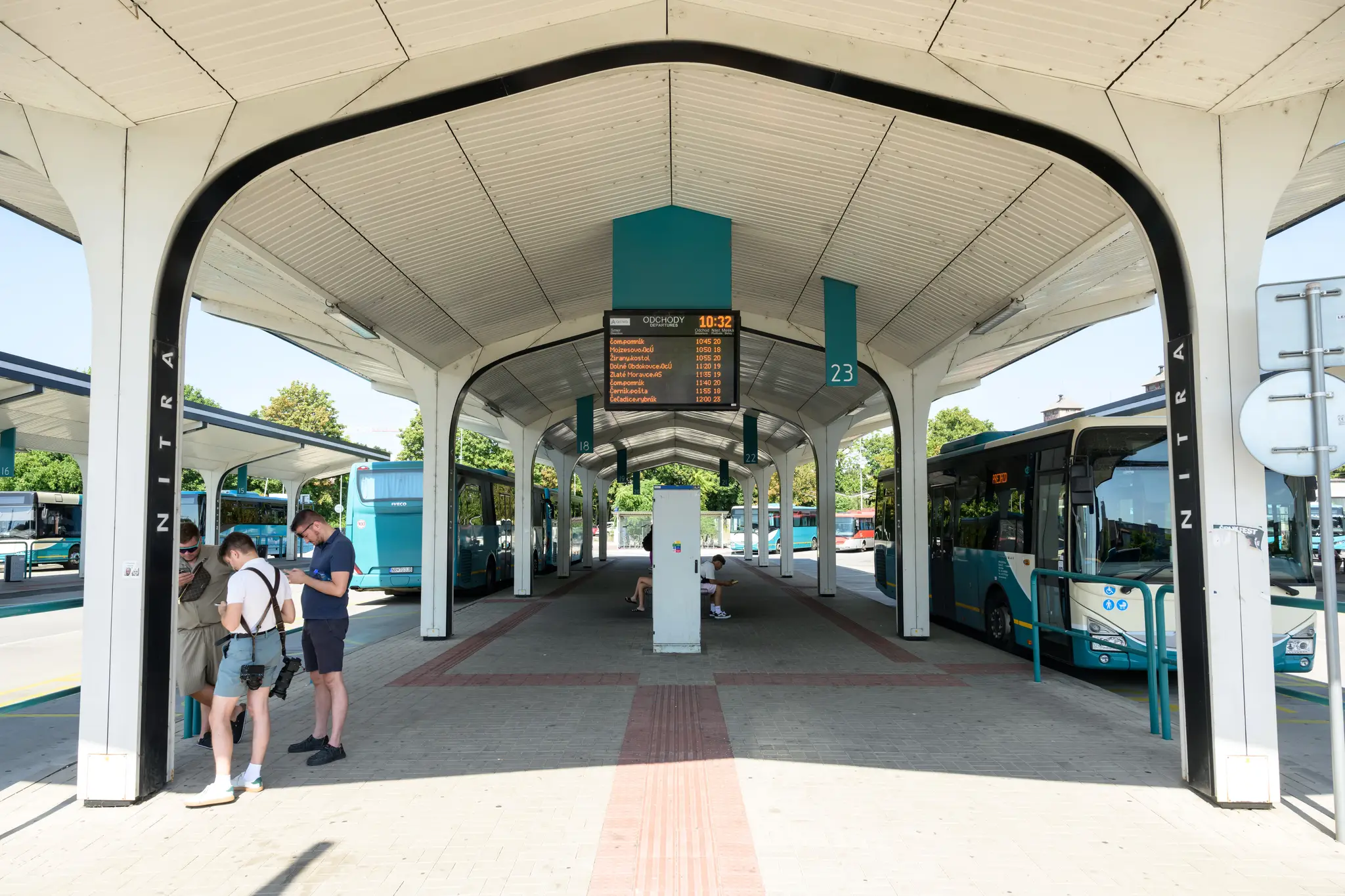 Autobusová stanica v Nitre (ilustračná fotografia).