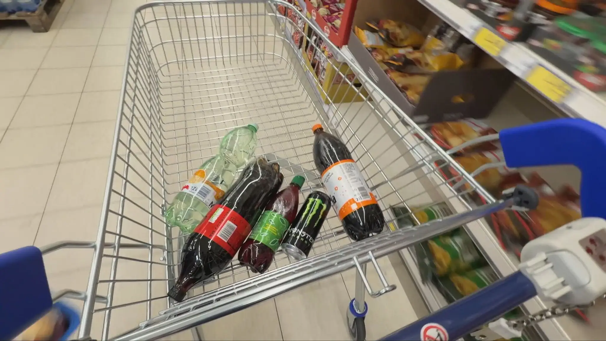 Nákup sladených nápojov