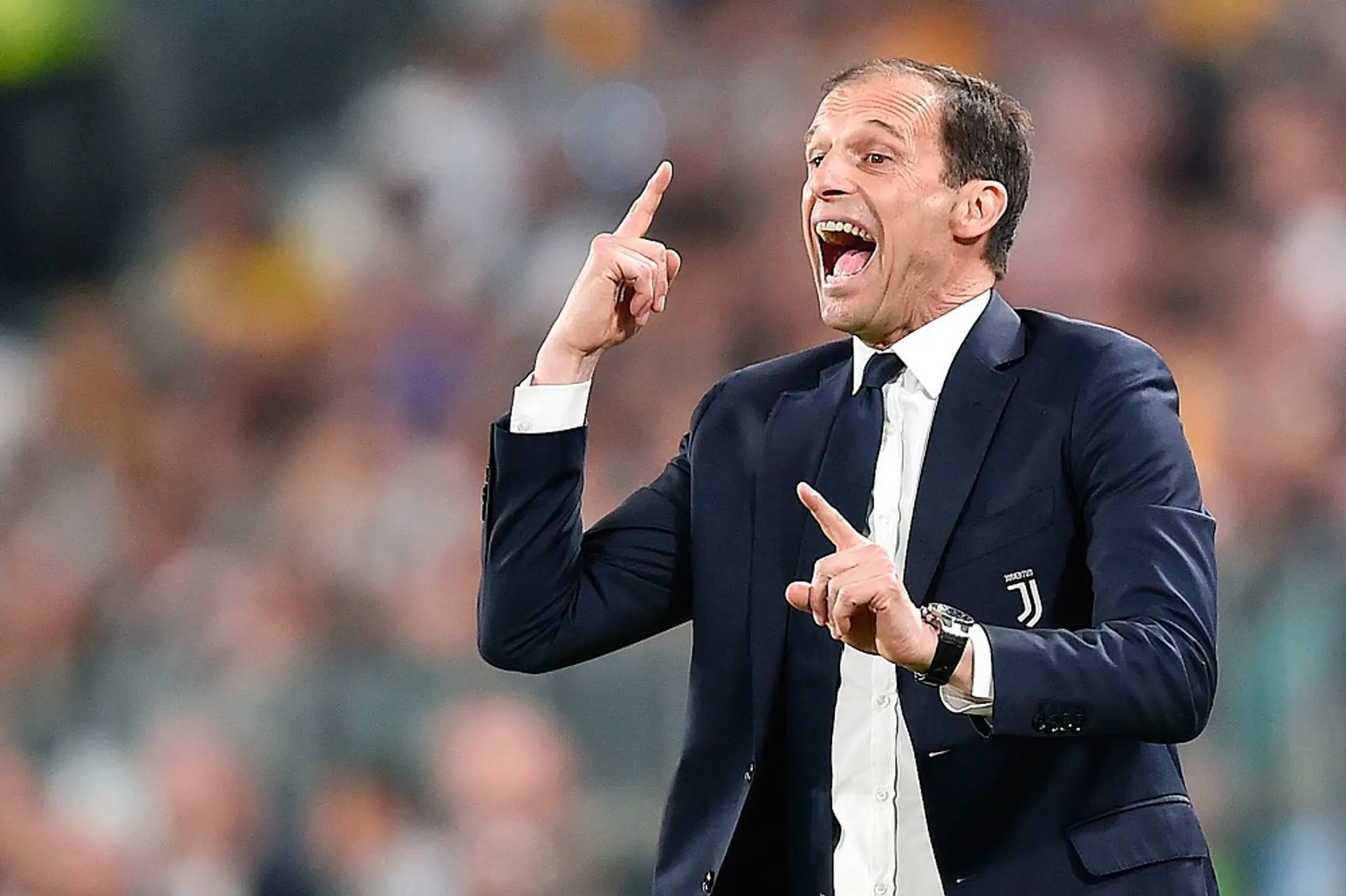Tréner Juventusu Massimiliano Allegri.