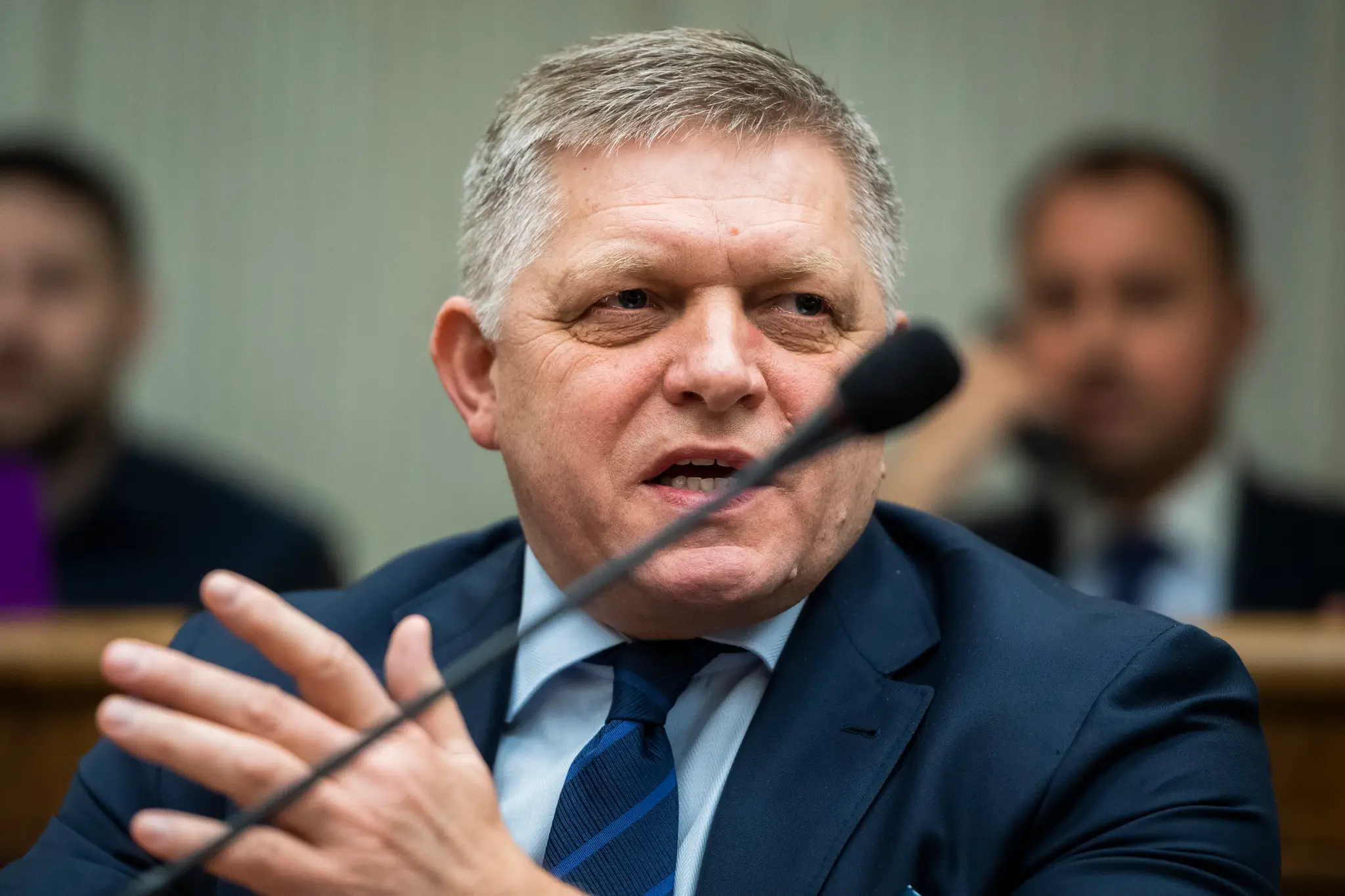 Robert Fico v parlamente.