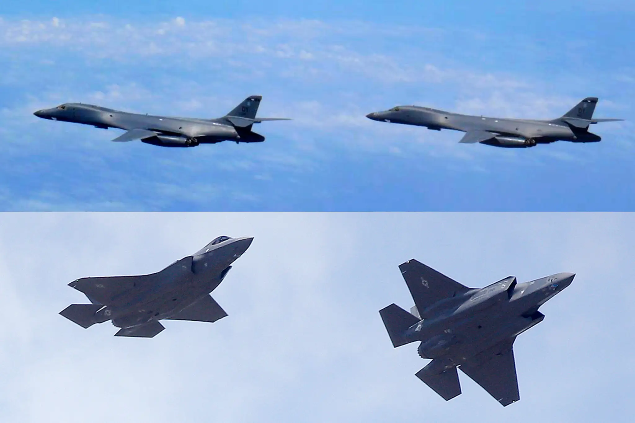 Nad Južnou Kóreou preleteli americké stíhačky a bombardéry