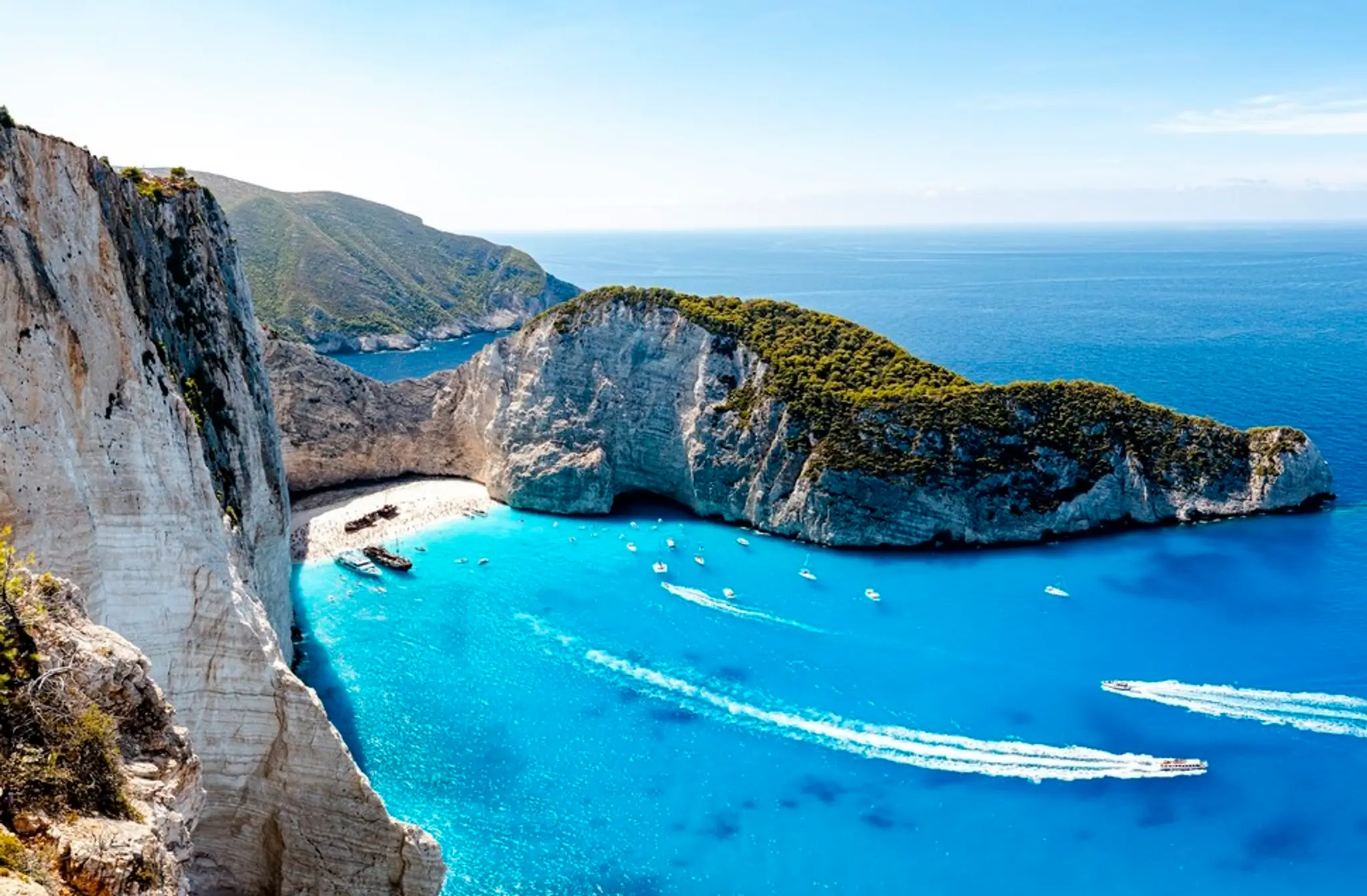 Pláž Navagio.