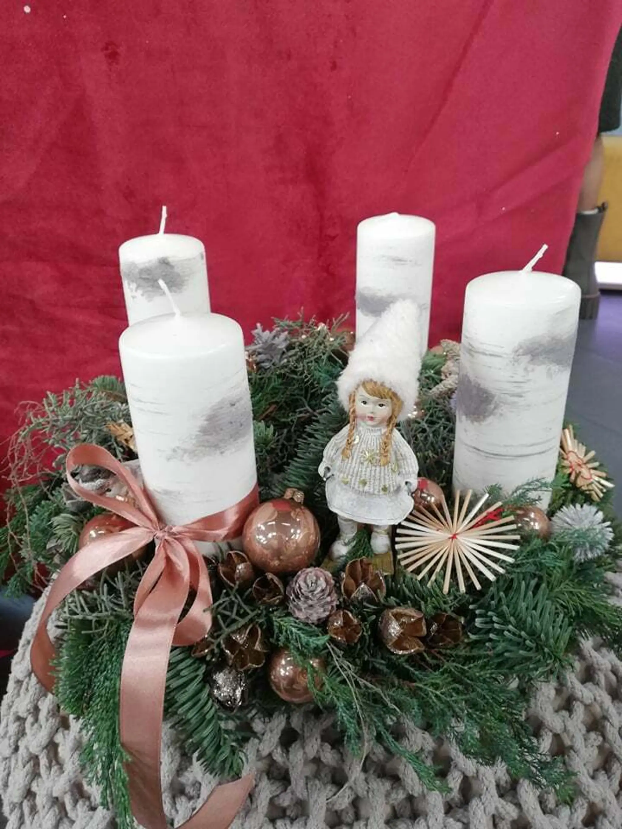 Adventný veniec od Silvie