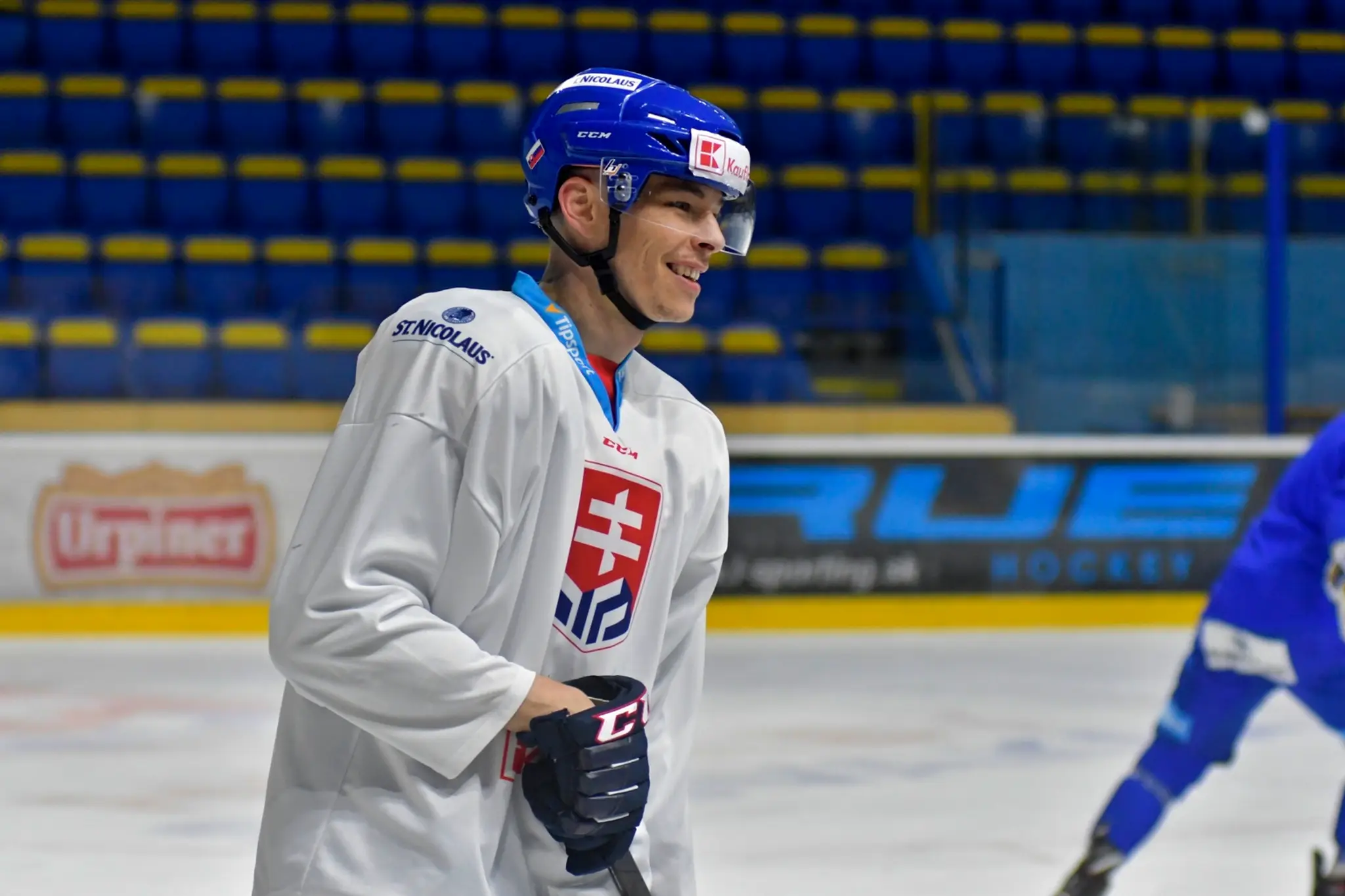 Generálny manažér reprezentácie Miroslav Šatan na zraze v príprave pred MS.