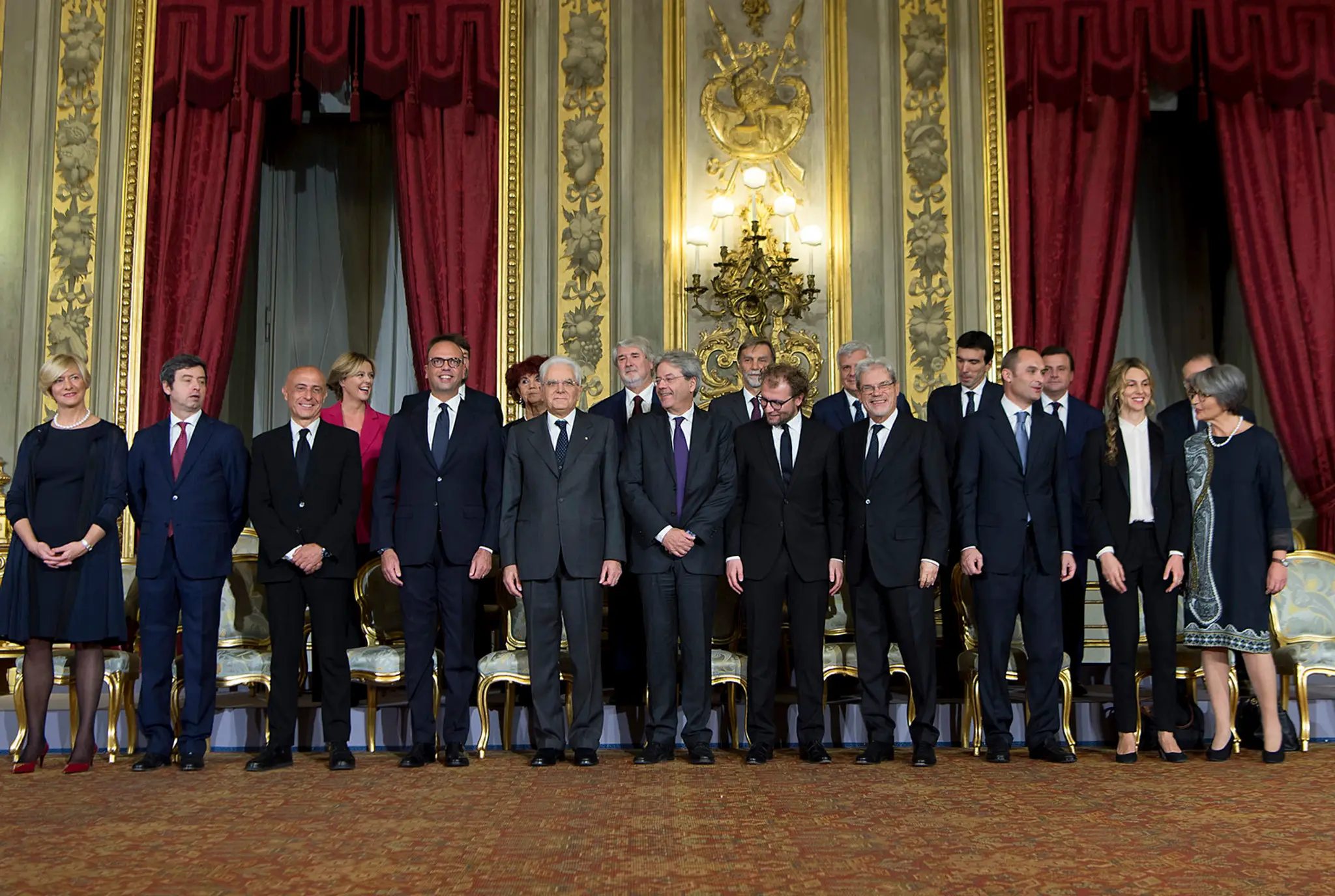 Nová talianska vláda premiéra Paola Gentiloniho.