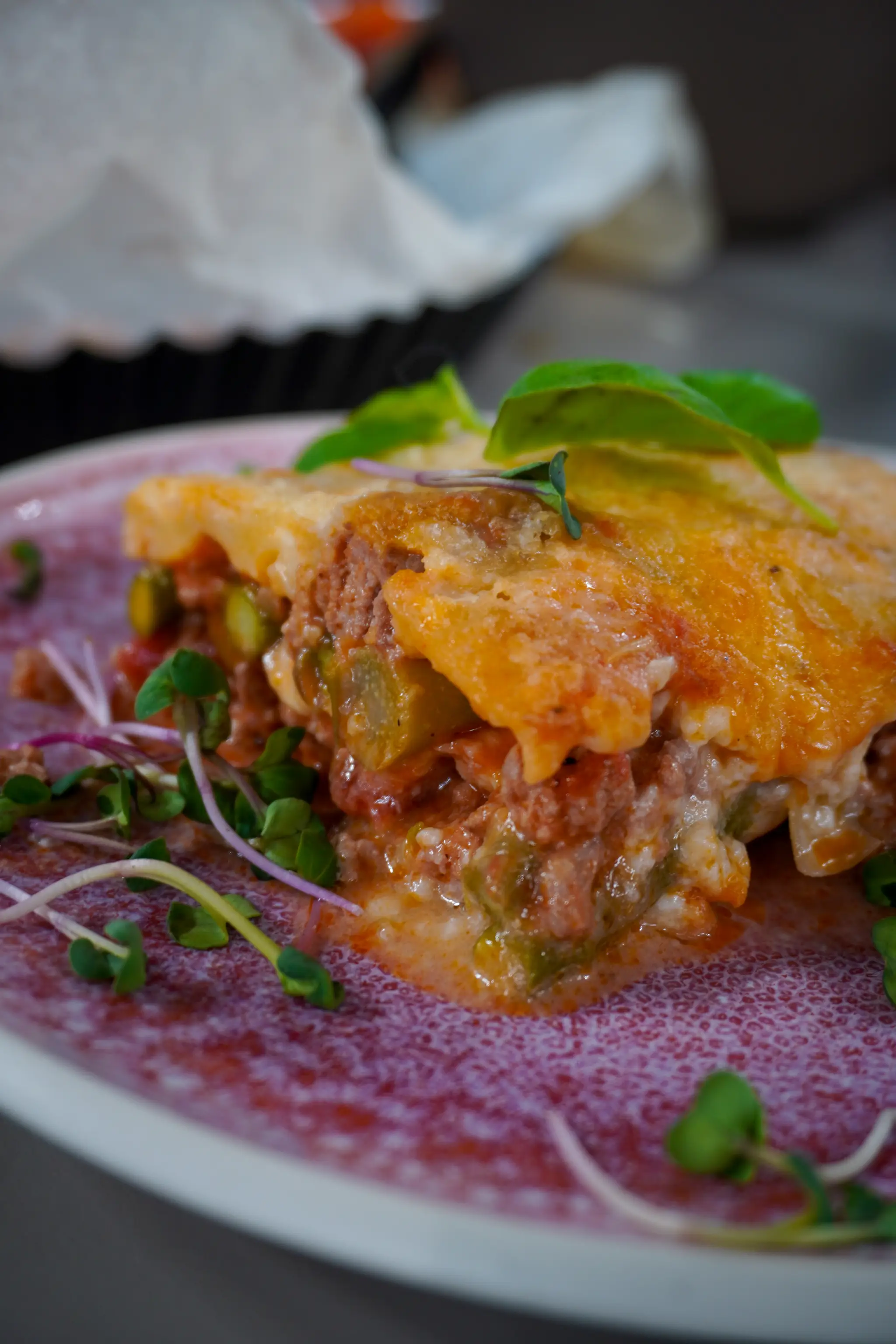 Špargľové lasagne