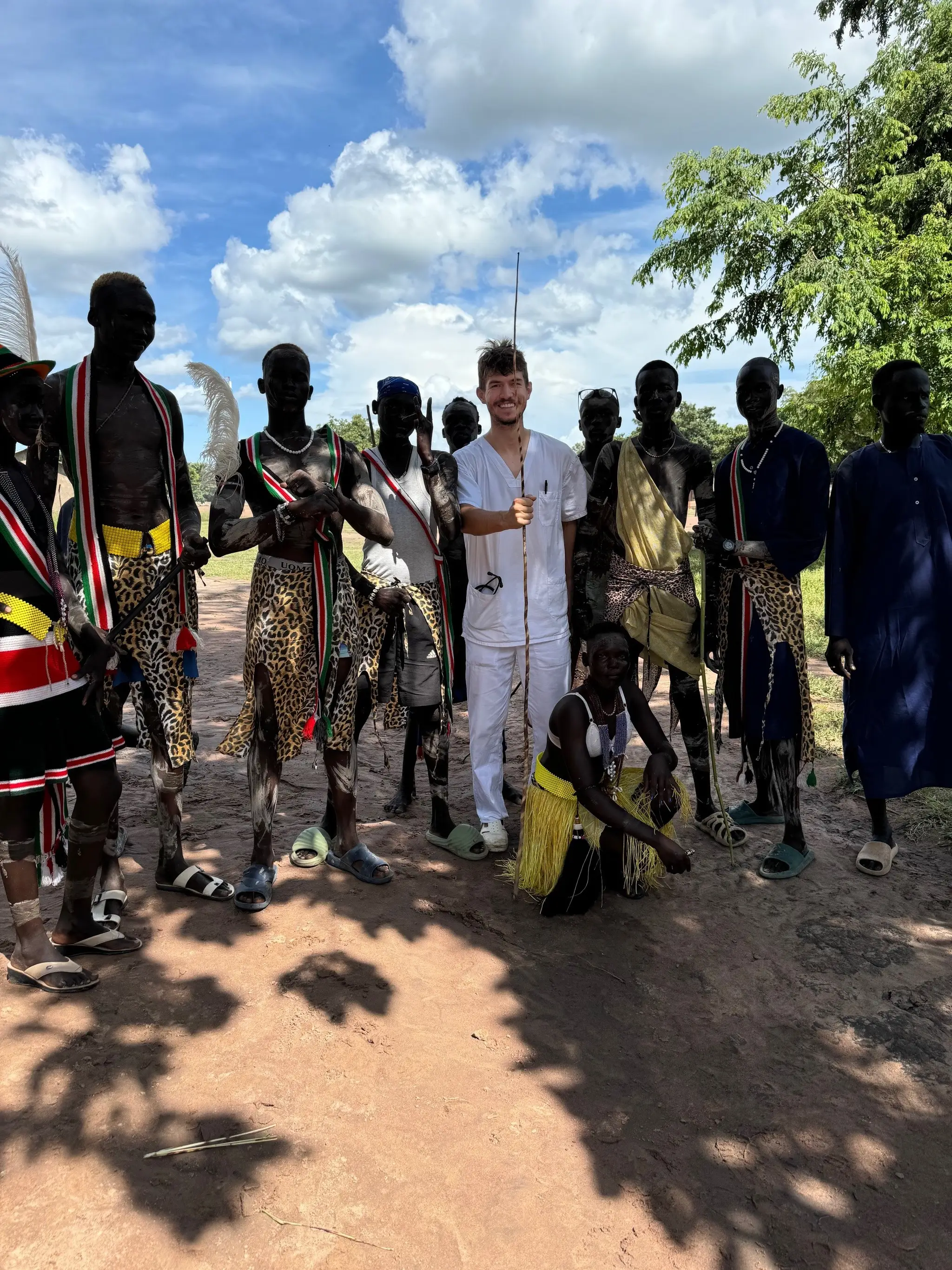 Miloslav s domácimi. 