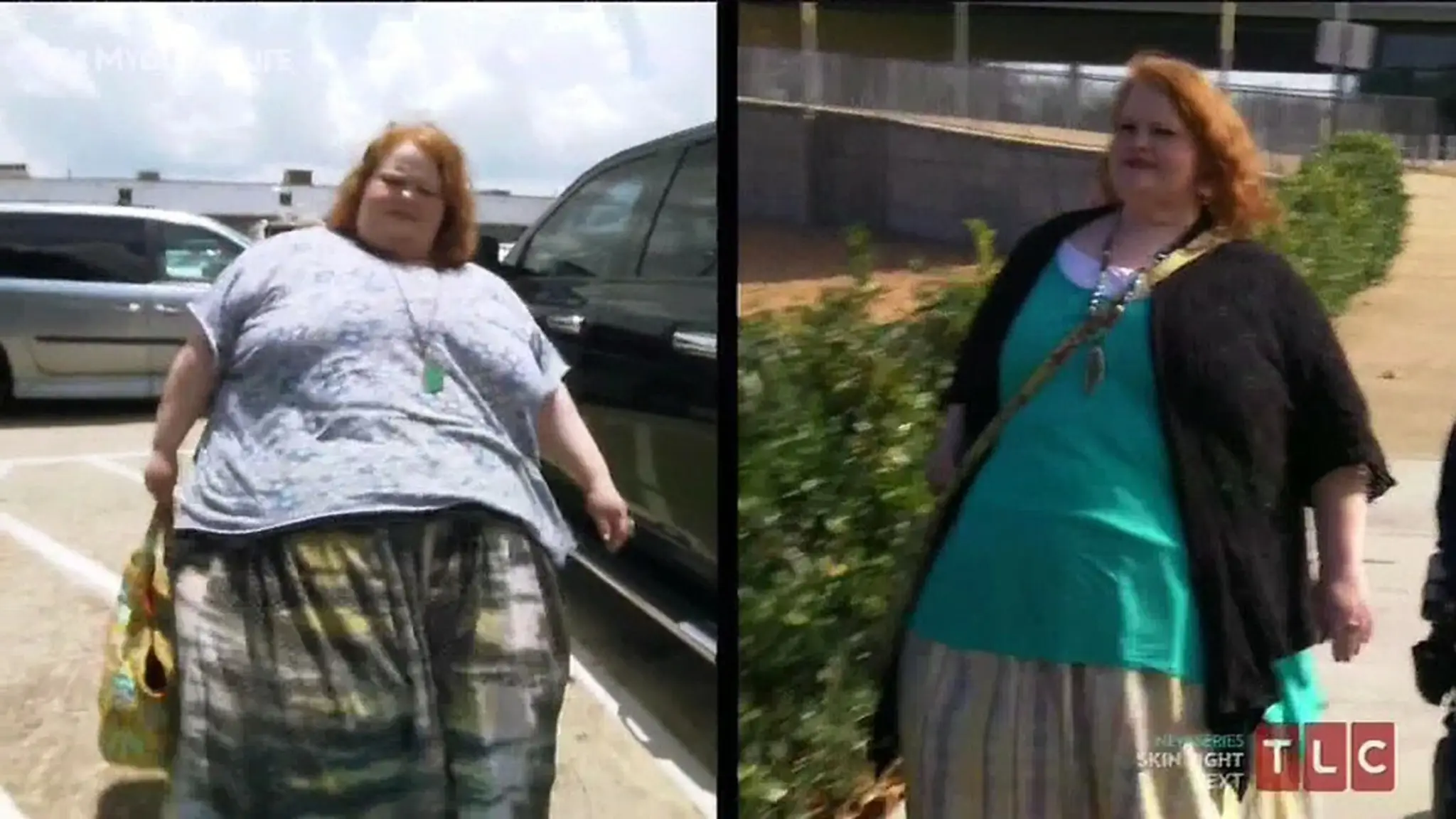 Nikki Webster ako 294-kilová a o sto kíl menej.