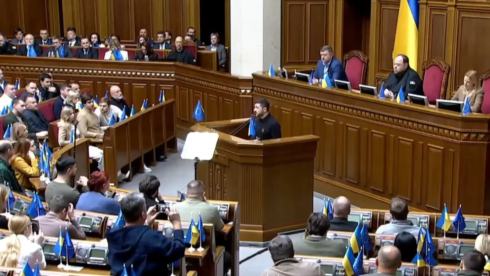 Ukrajinský prezident Volodymyr Zelenskyj 