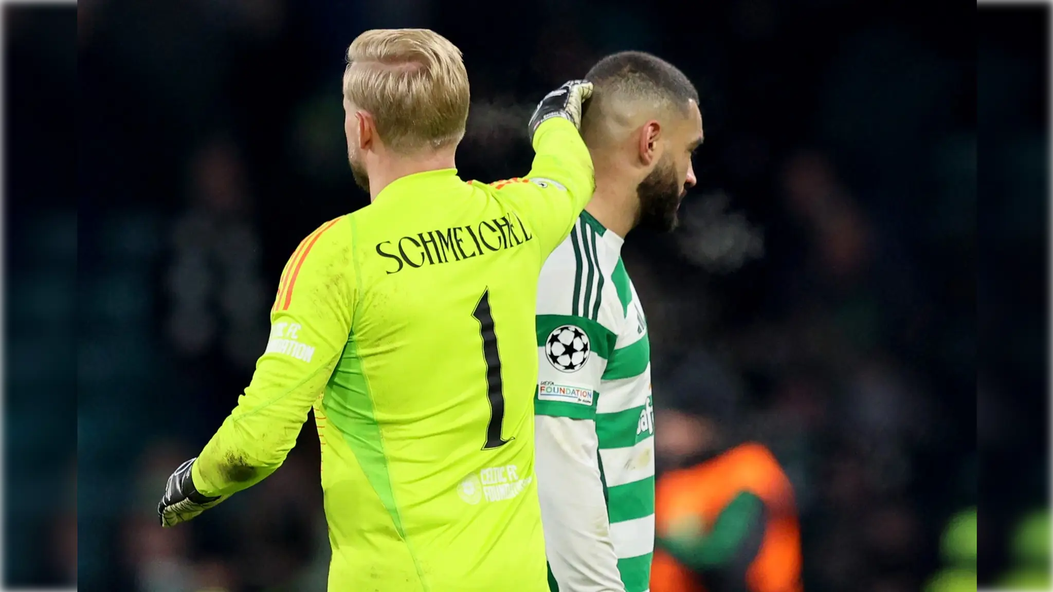 Schmeichel a Carter-Vickers
