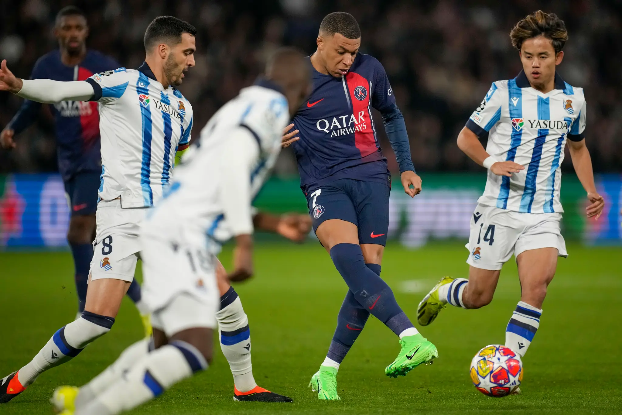  Futbalista Paríža St. Germain Kylian Mbappe