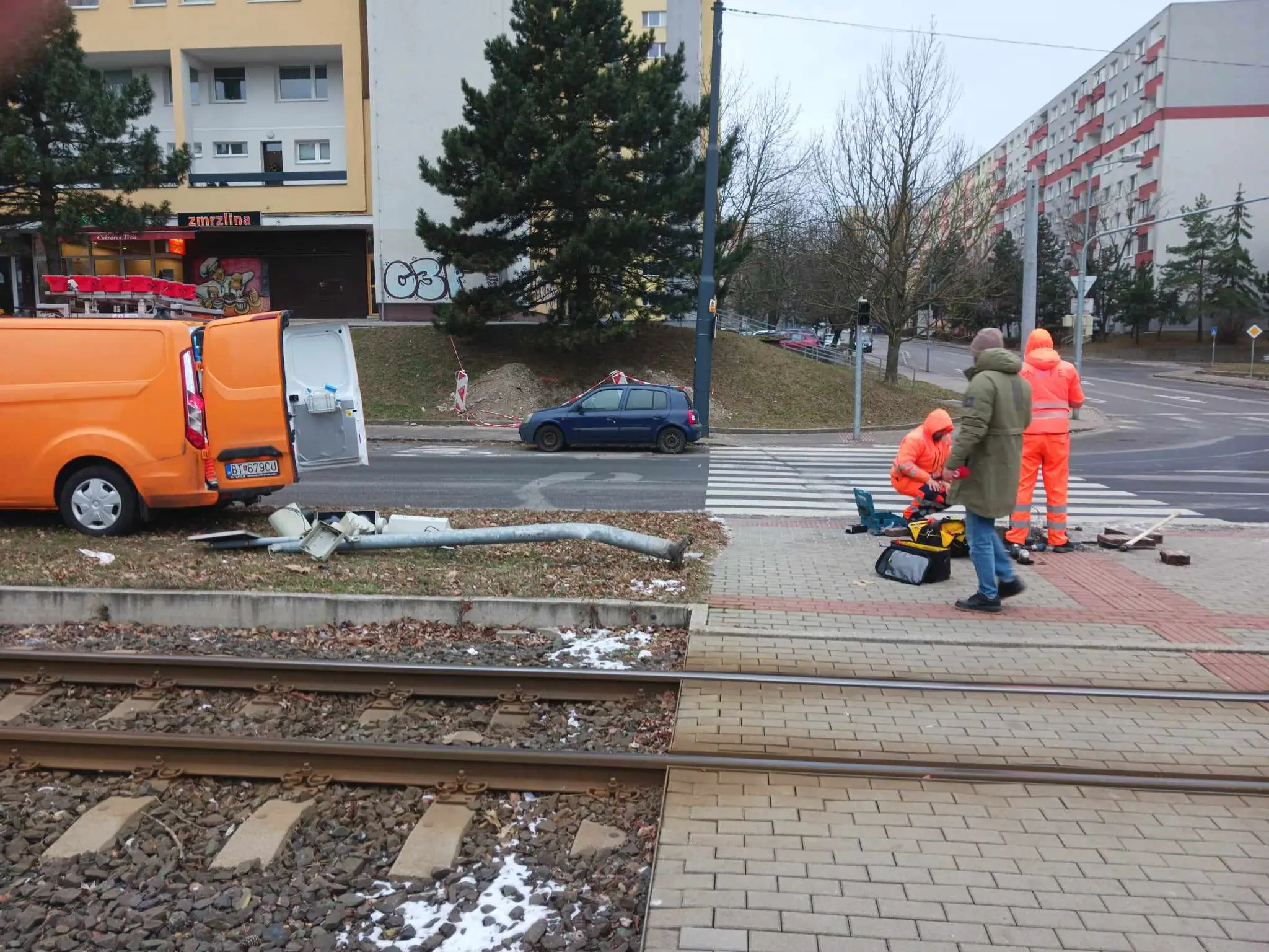 Miesto, kde mal Andrej Danko nehodu