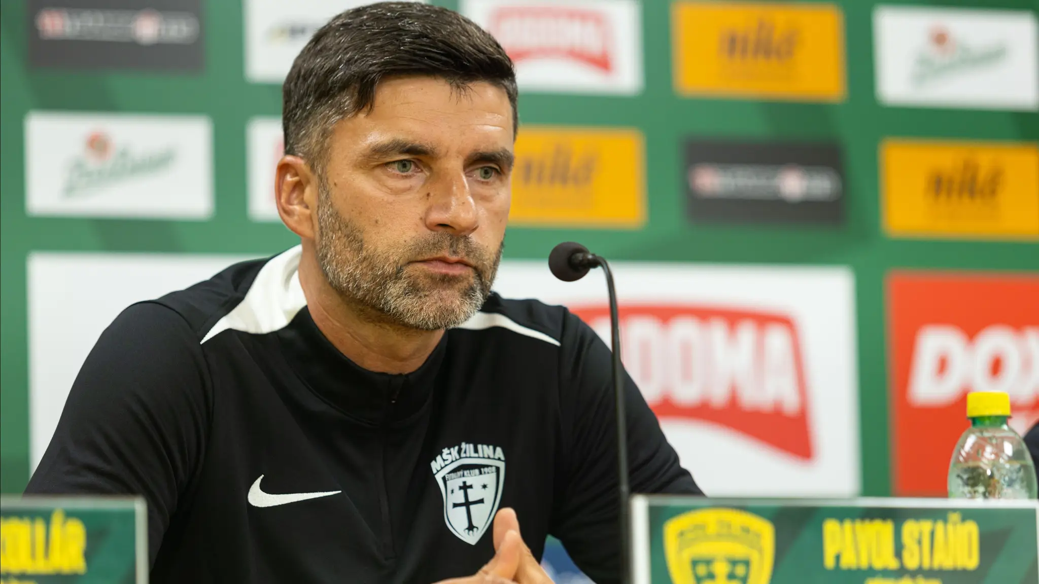 Tréner MŠK Žilina Pavol Staňo