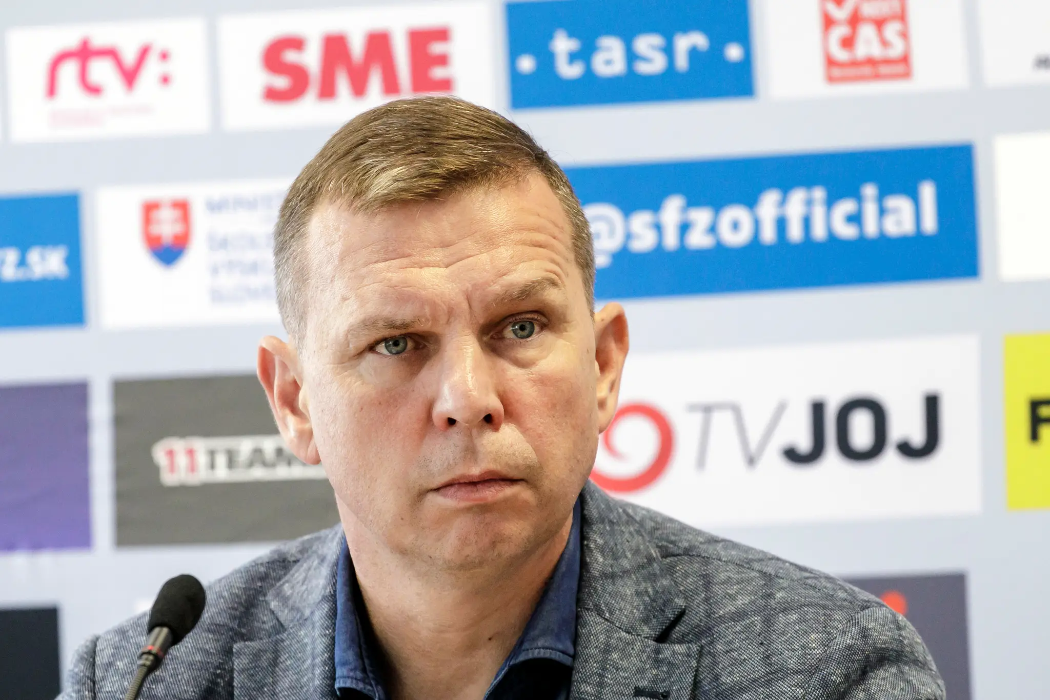 Tréner slovenskej futbalovej reprezentácie do 21 rokov Jaroslav Kentoš.