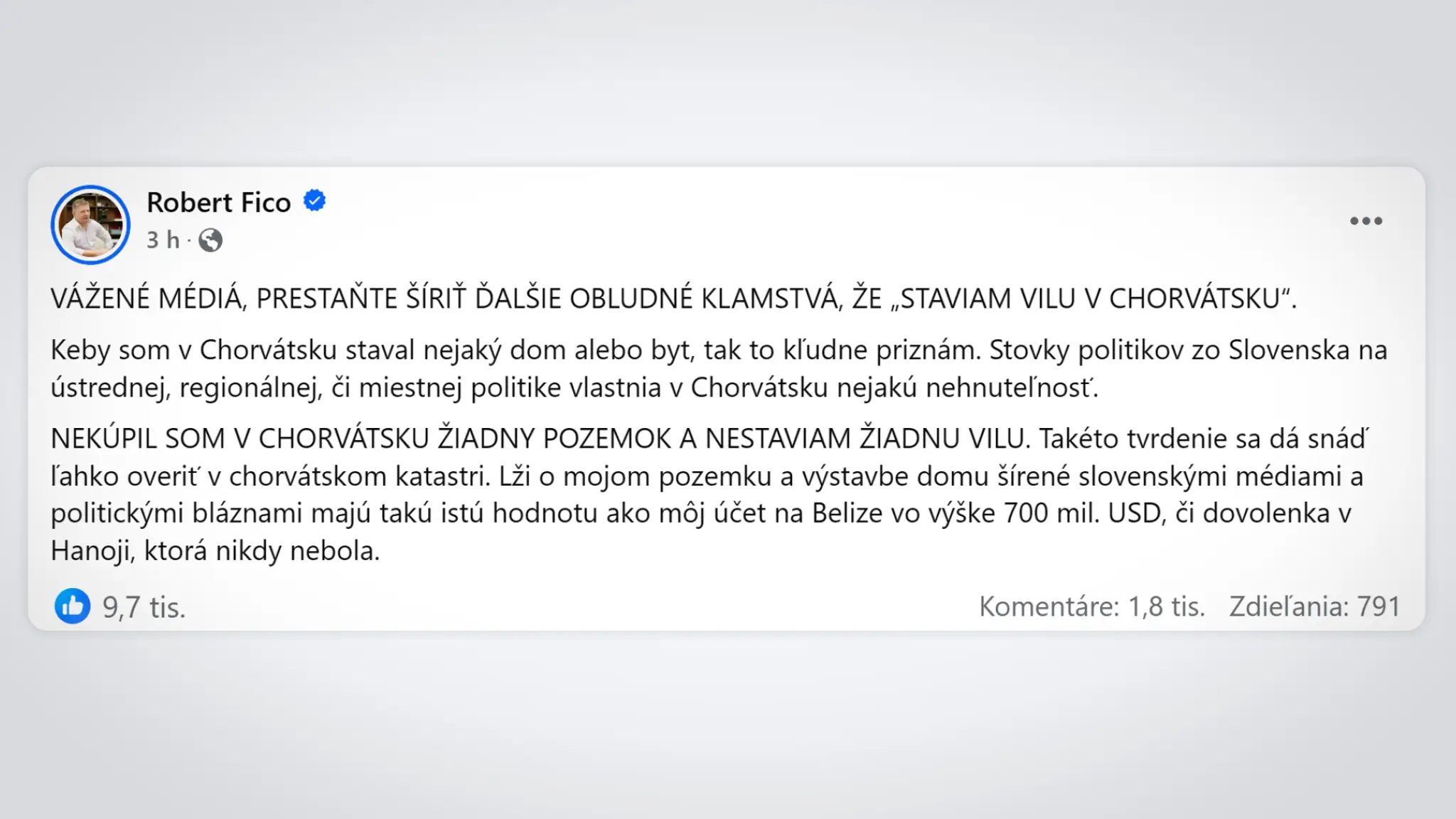 Status Roberta Fica