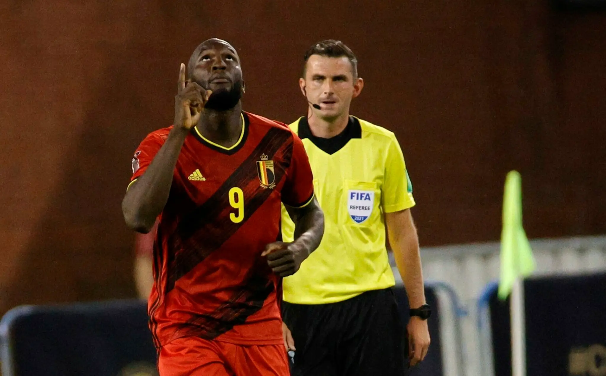 Romelu Lukaku si pripísal gól v jubilejnom reprezentačnom zápase.