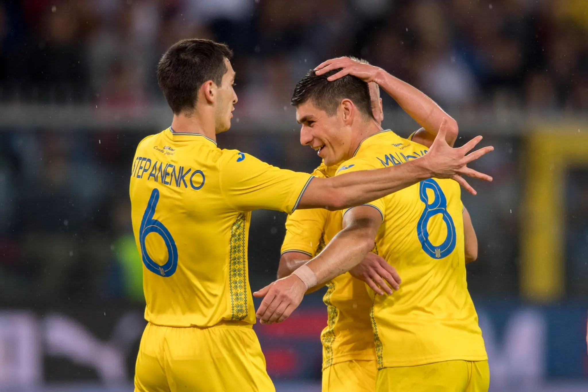 Futbalisti Ukrajiny.