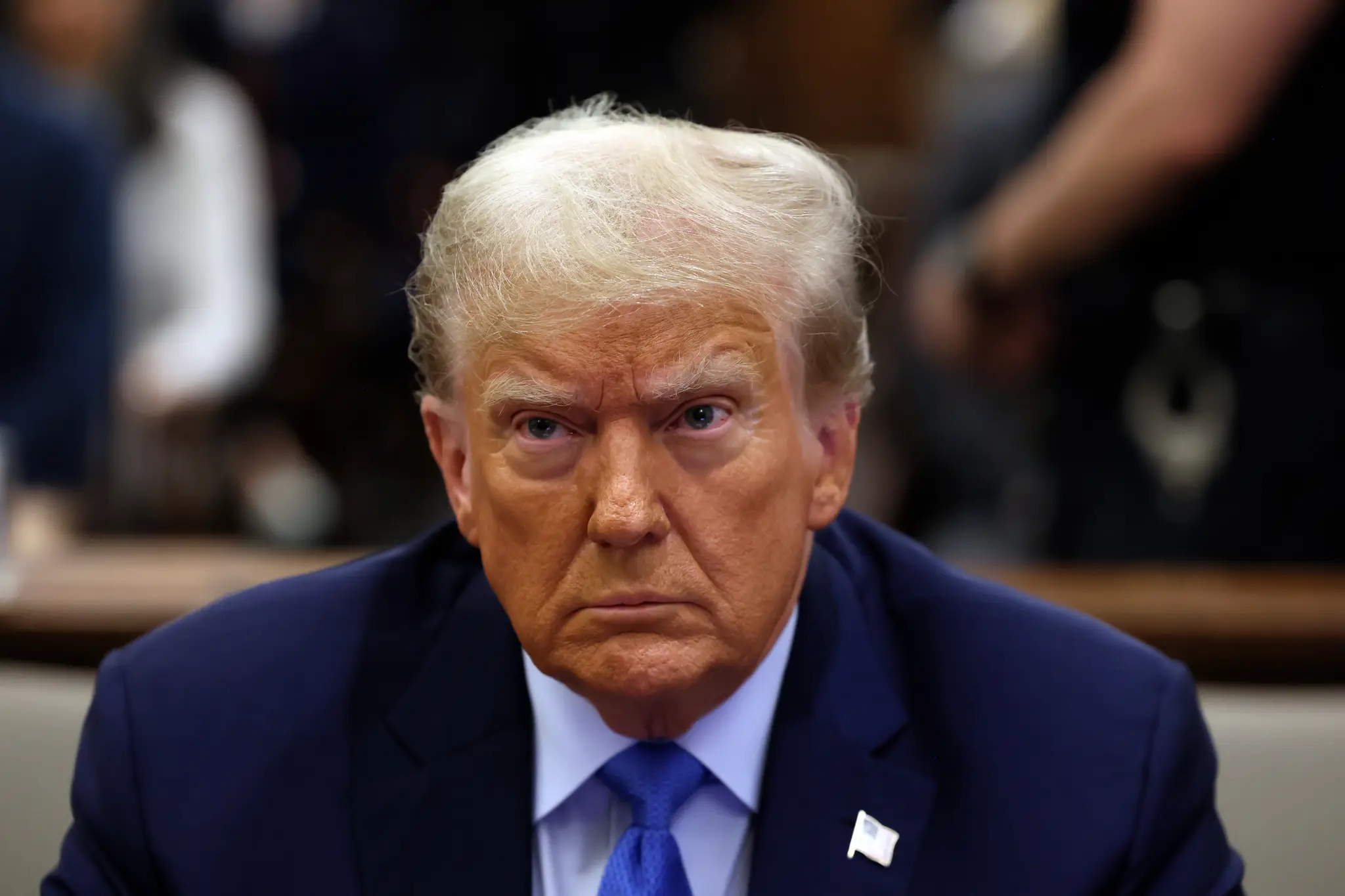 Donald Trump na súde.