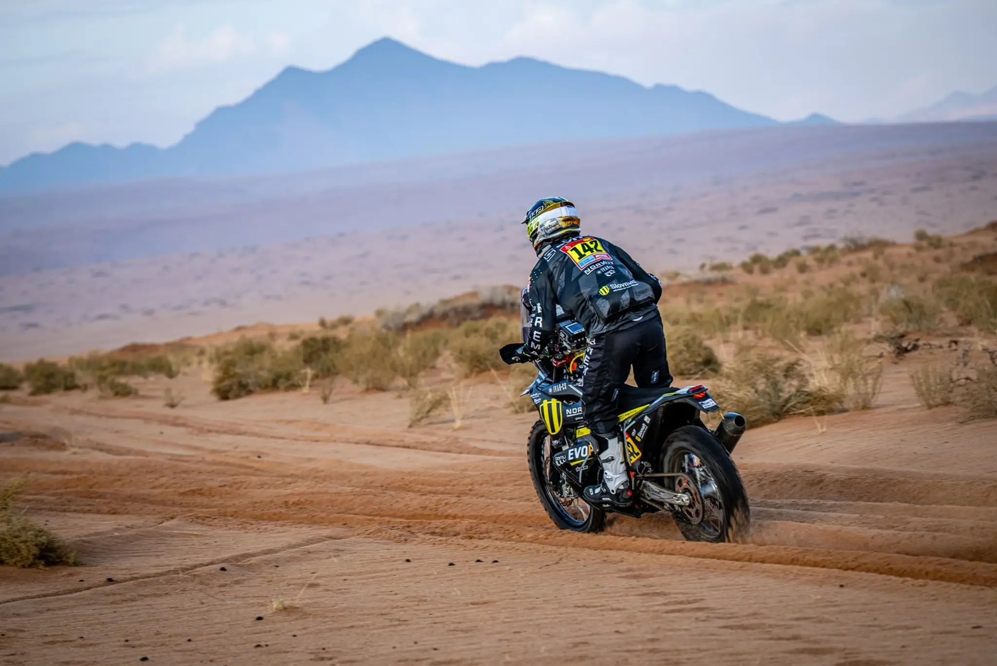 Štefan Svitko počas 4. etapy Rely Dakar.